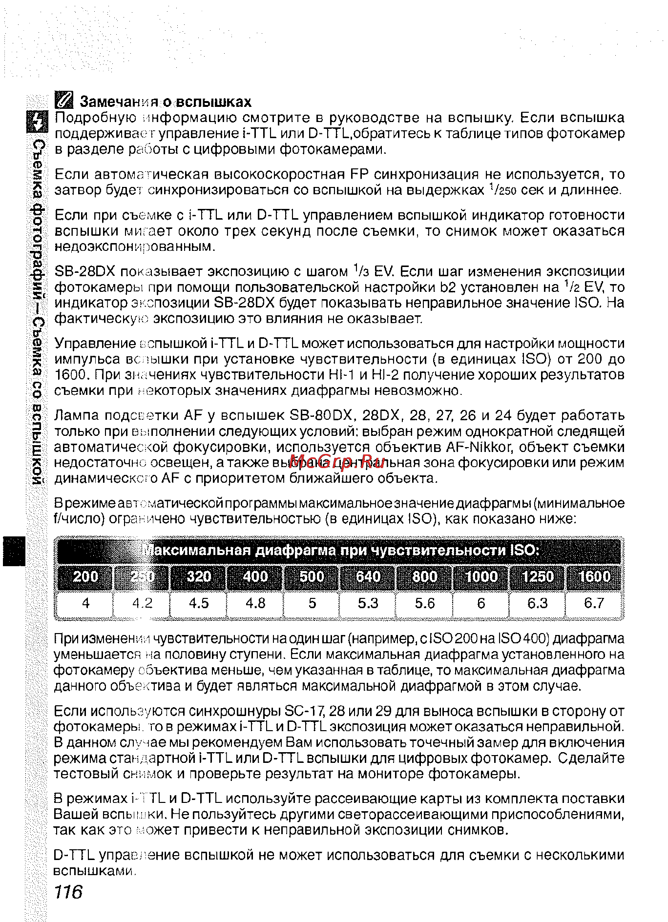 Nikon D2H [128/259] Аксимальная диафрагма при чувствительности iso