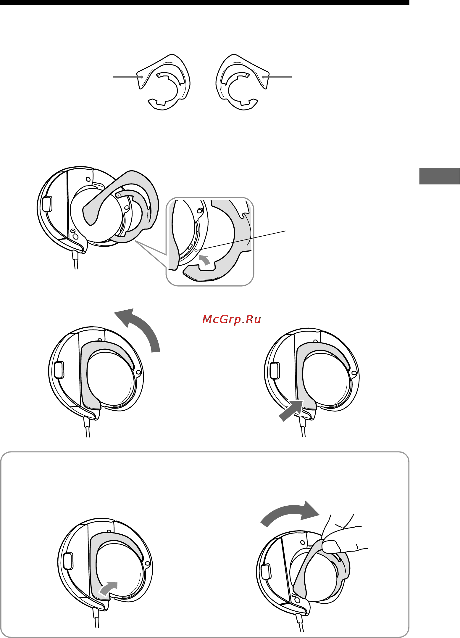 Sony NW-E8P [15/24] Attaching the attachments