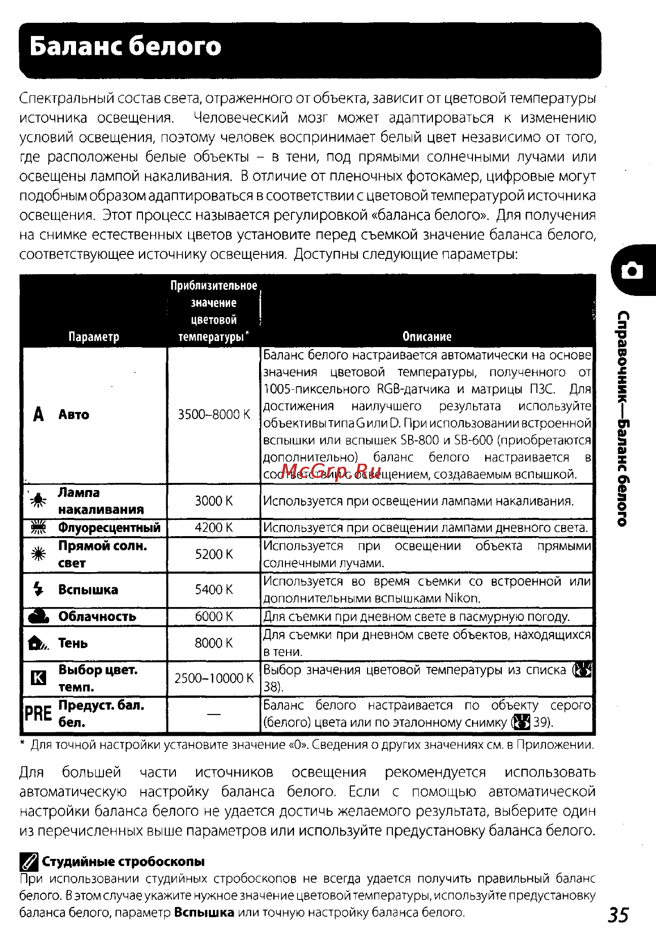 Nikon D200 Инструкция по эксплуатации онлайн [45/220] 28928
