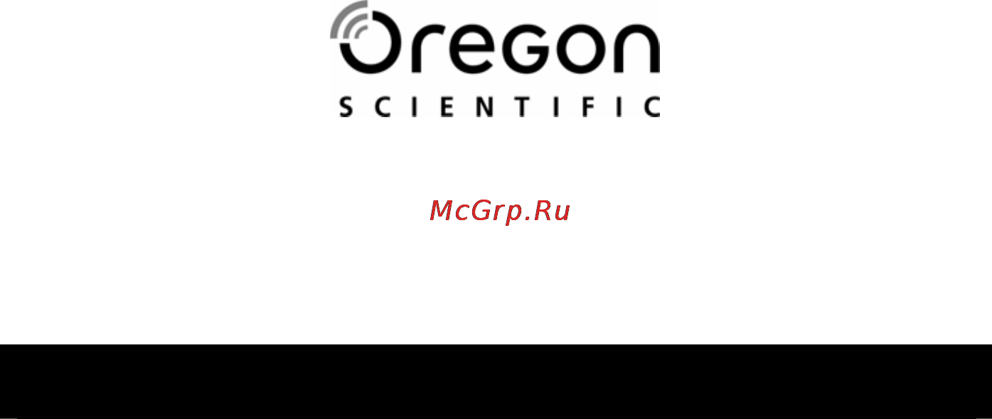 Oregon Scientific BAR 210 [2/11] Руководство пользователя