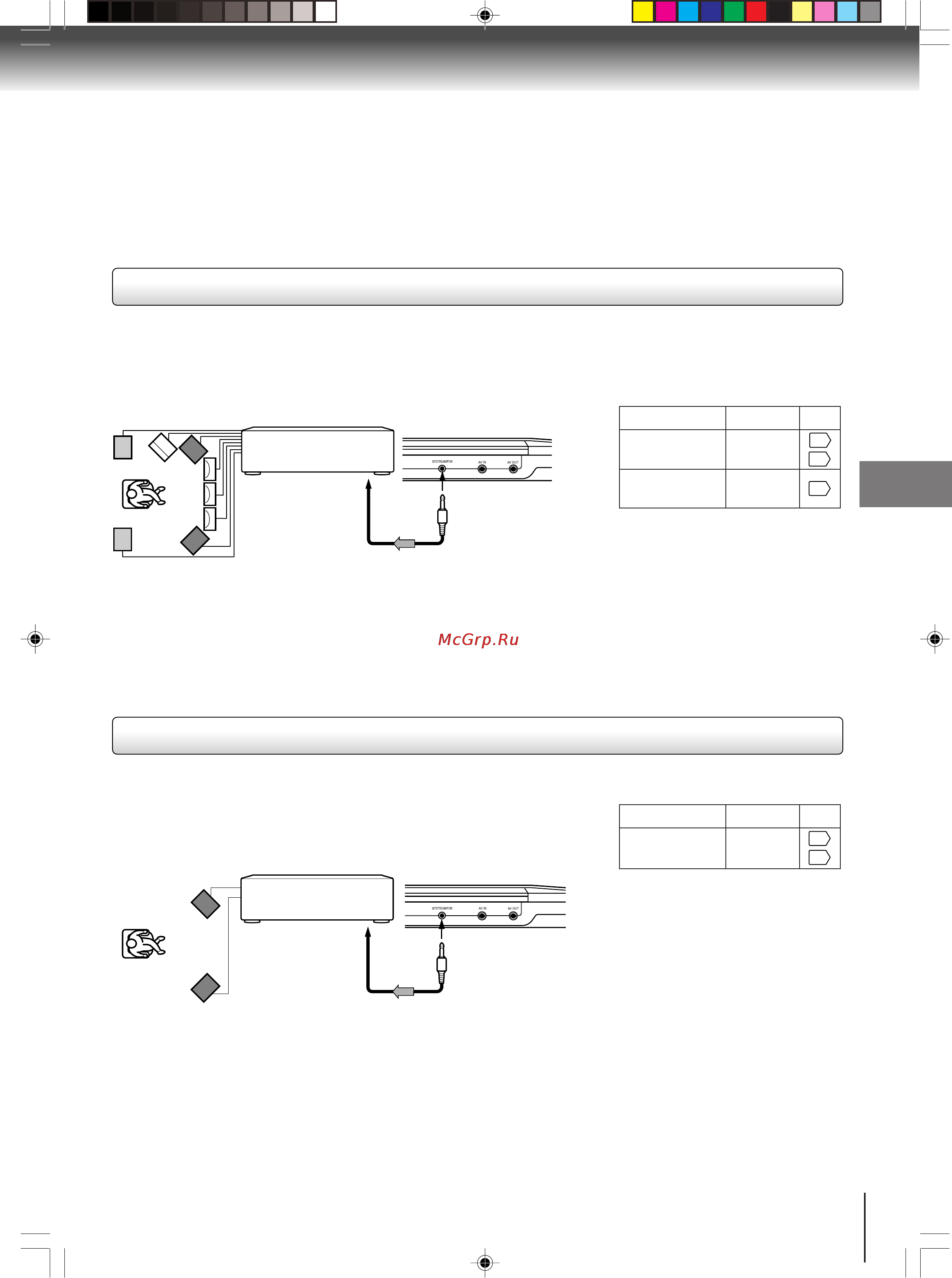 Toshiba SD-P2800SR [59/72] Подключение к усилителю с декодером звукового канала мрес2