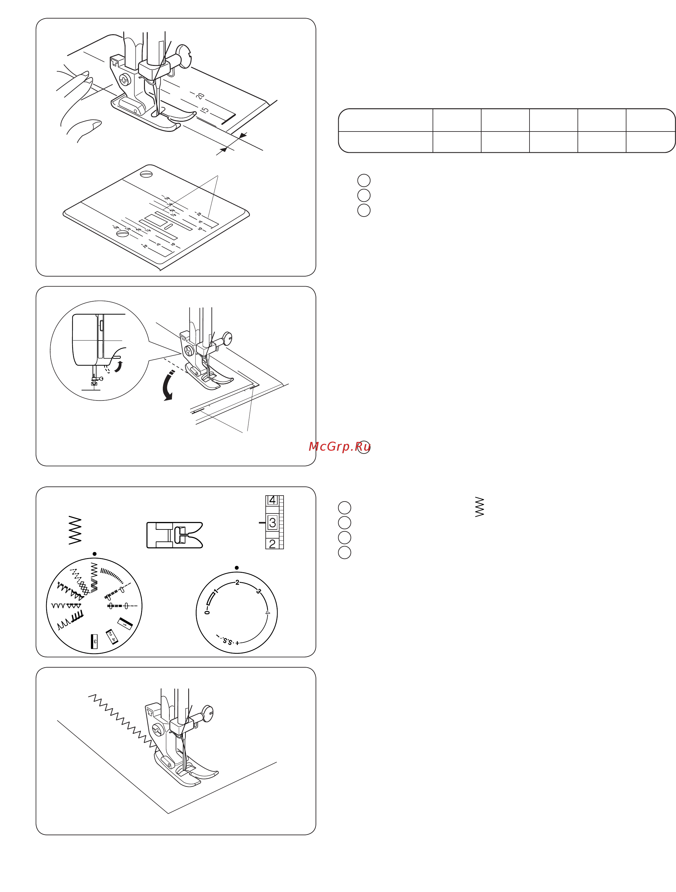 Janome 2121 [16/28] Обработка прямых углов
