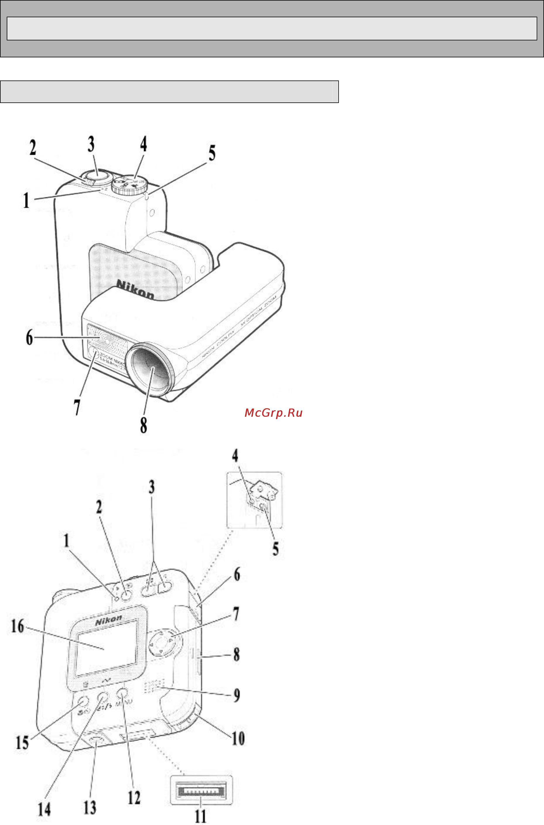 Nikon Coolpix SQ [12/82] Перед началом работы