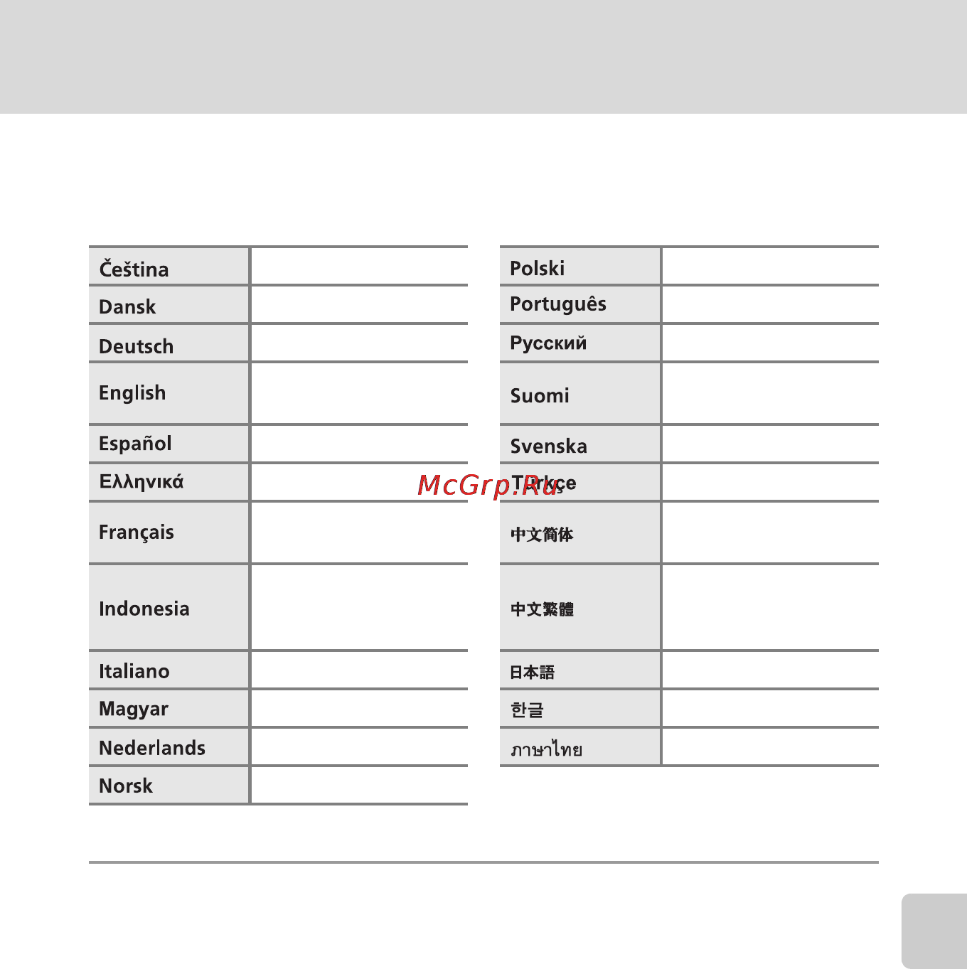 Nikon Coolpix S600 [119/144] Язык language