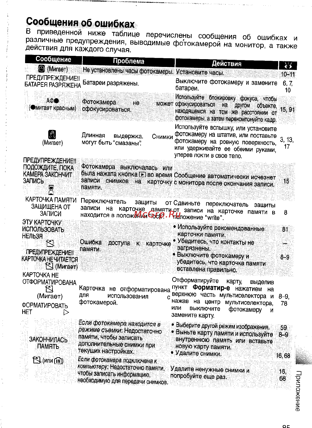 Nikon Coolpix S4 Инструкция по эксплуатации онлайн [95/108] 29093