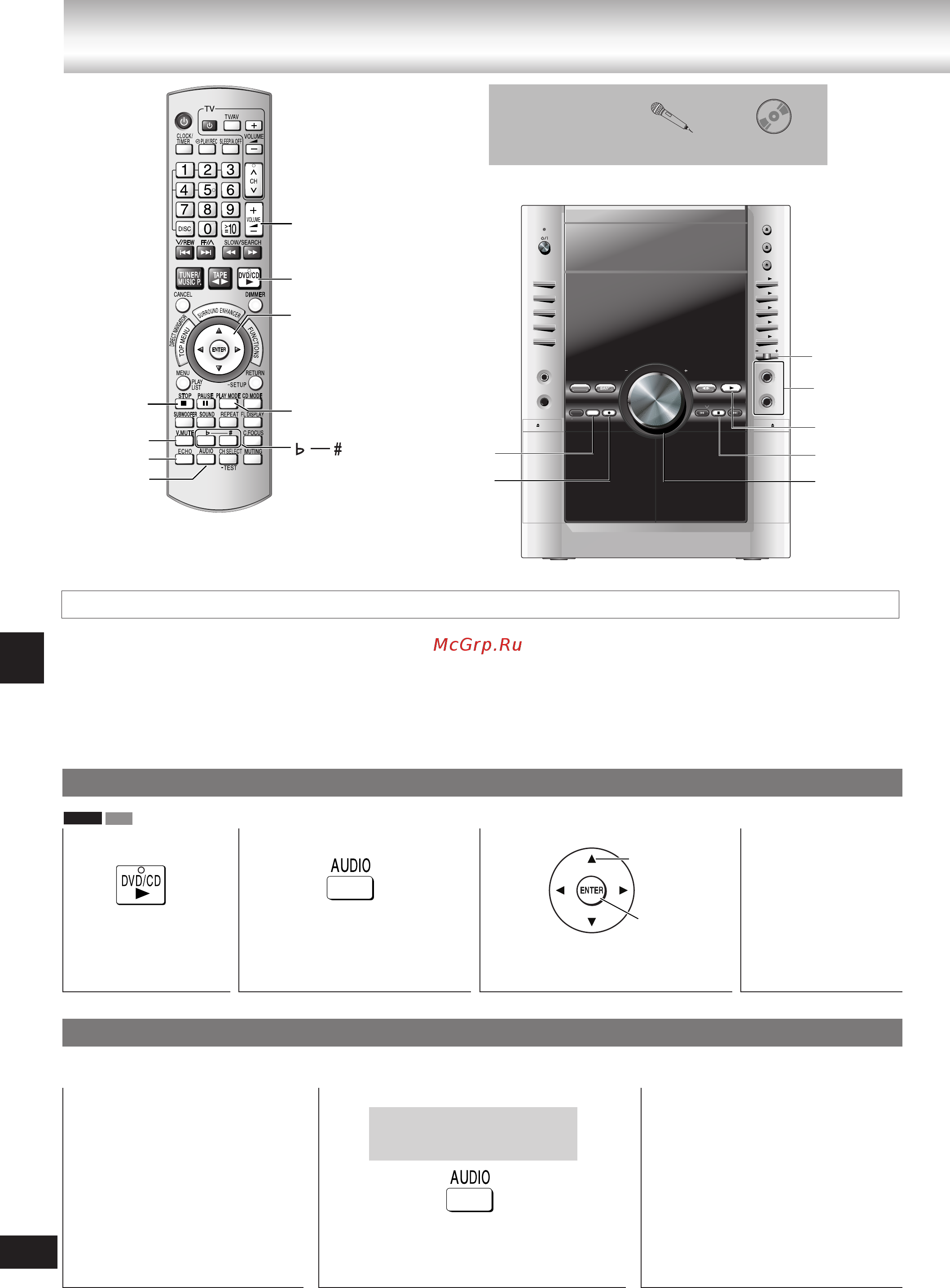 Panasonic SC-VK750 [26/40] Использование караоке