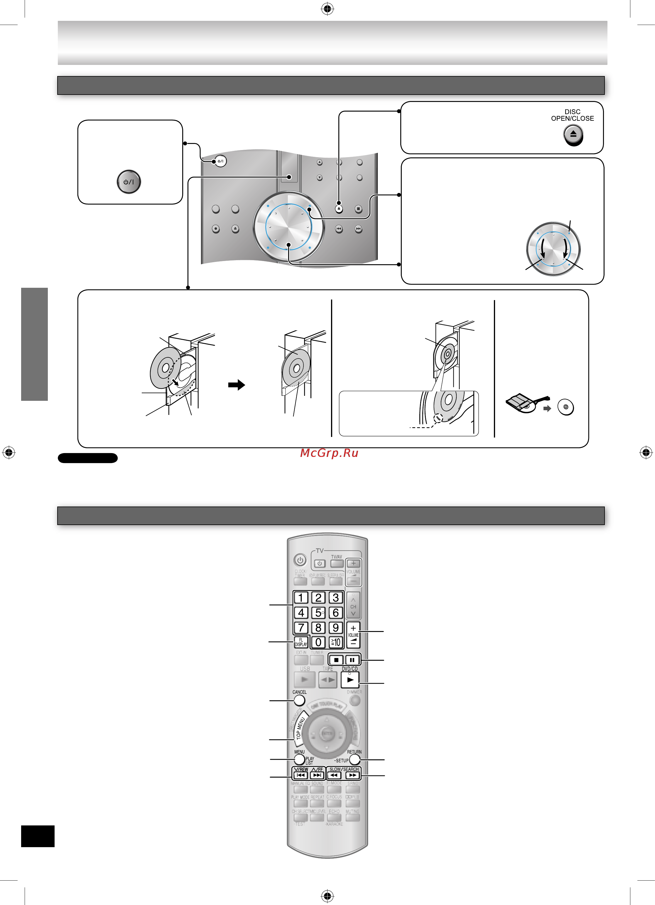 Panasonic SC-NC9 EE9-K [14/44] Диски простое воспроизведение