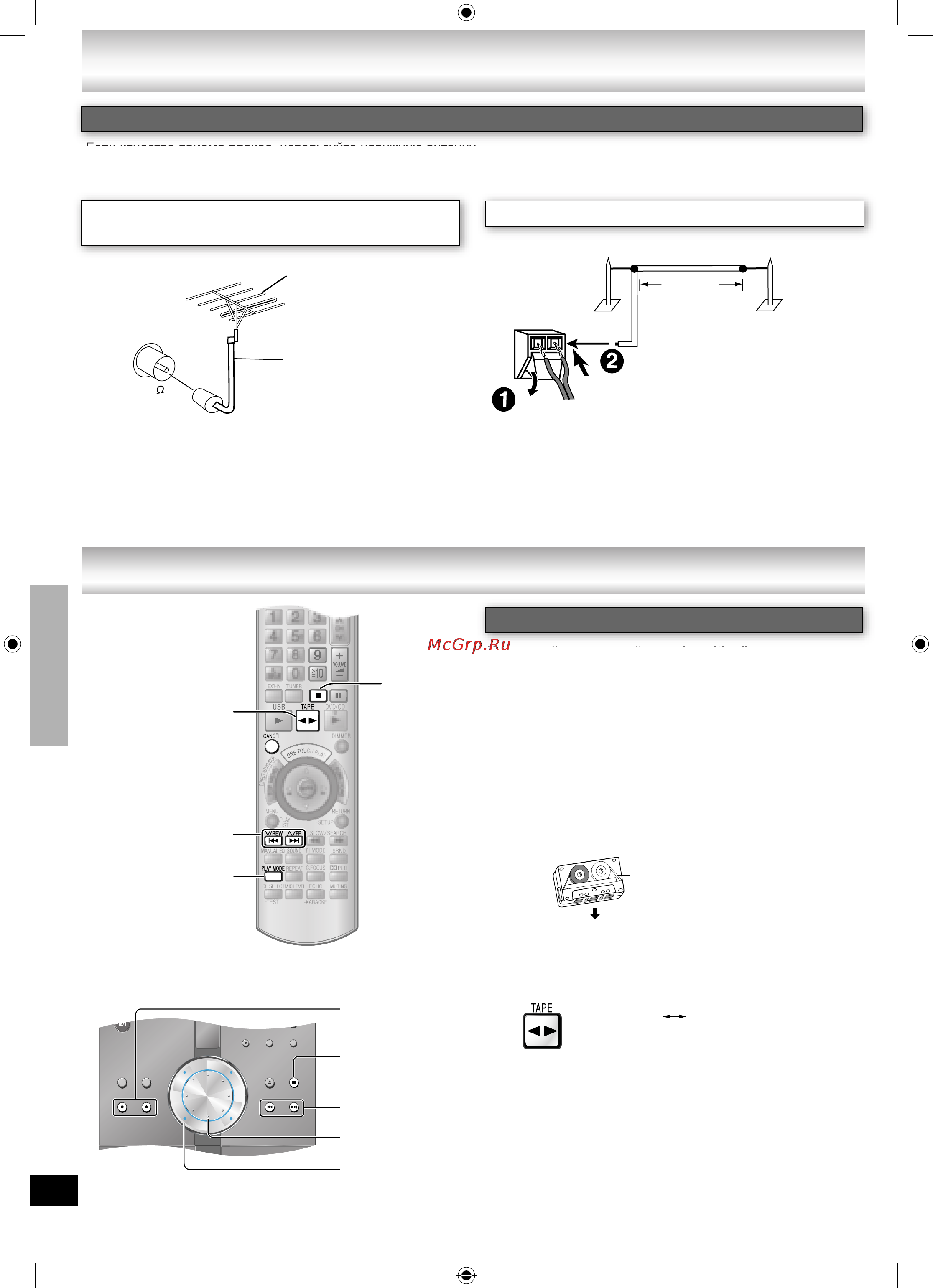 Panasonic SC-NC9 EE9-K [28/44] Кассеты воспроизведение и запись