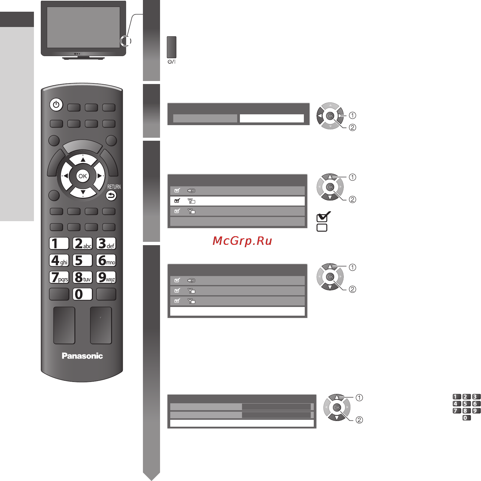 Panasonic TX-LR32E3 [12/76] Выберите начать aвтонастройку