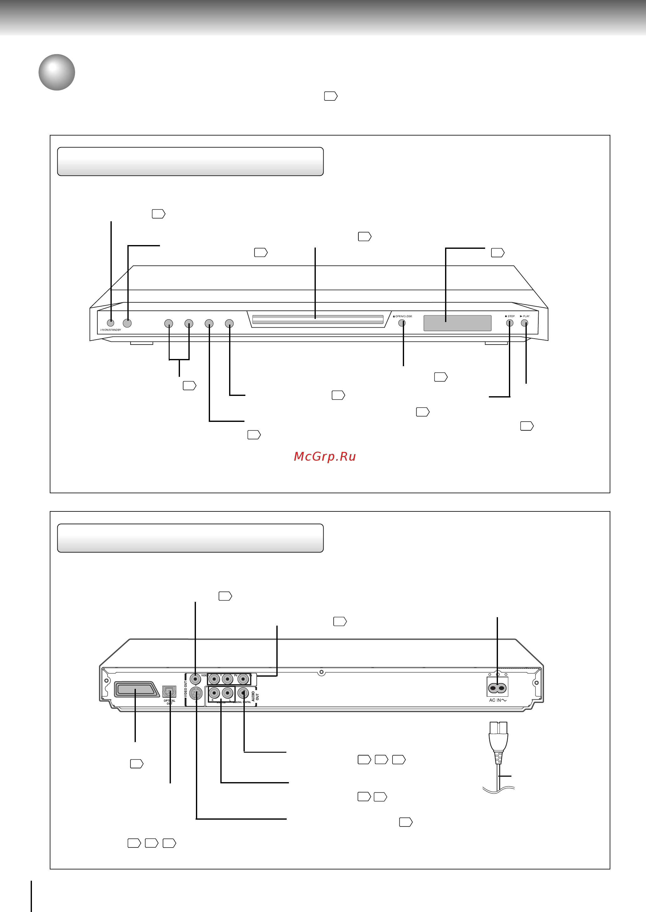 Toshiba SD-K370 SR [12/65] Задняя панель