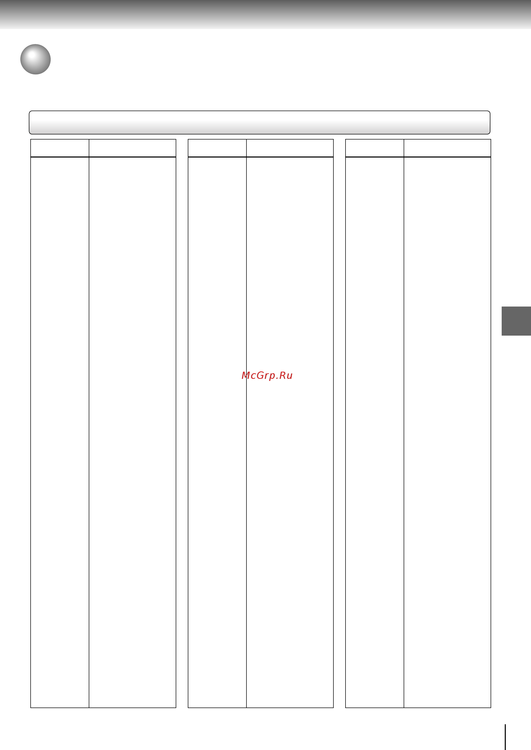 Toshiba SD-K370 SR [61/65] Таблица языков