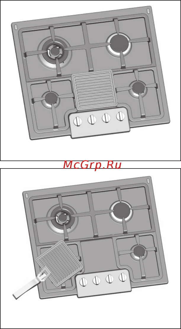 Candy PG 640 1 X [15/23] Пользование грилем