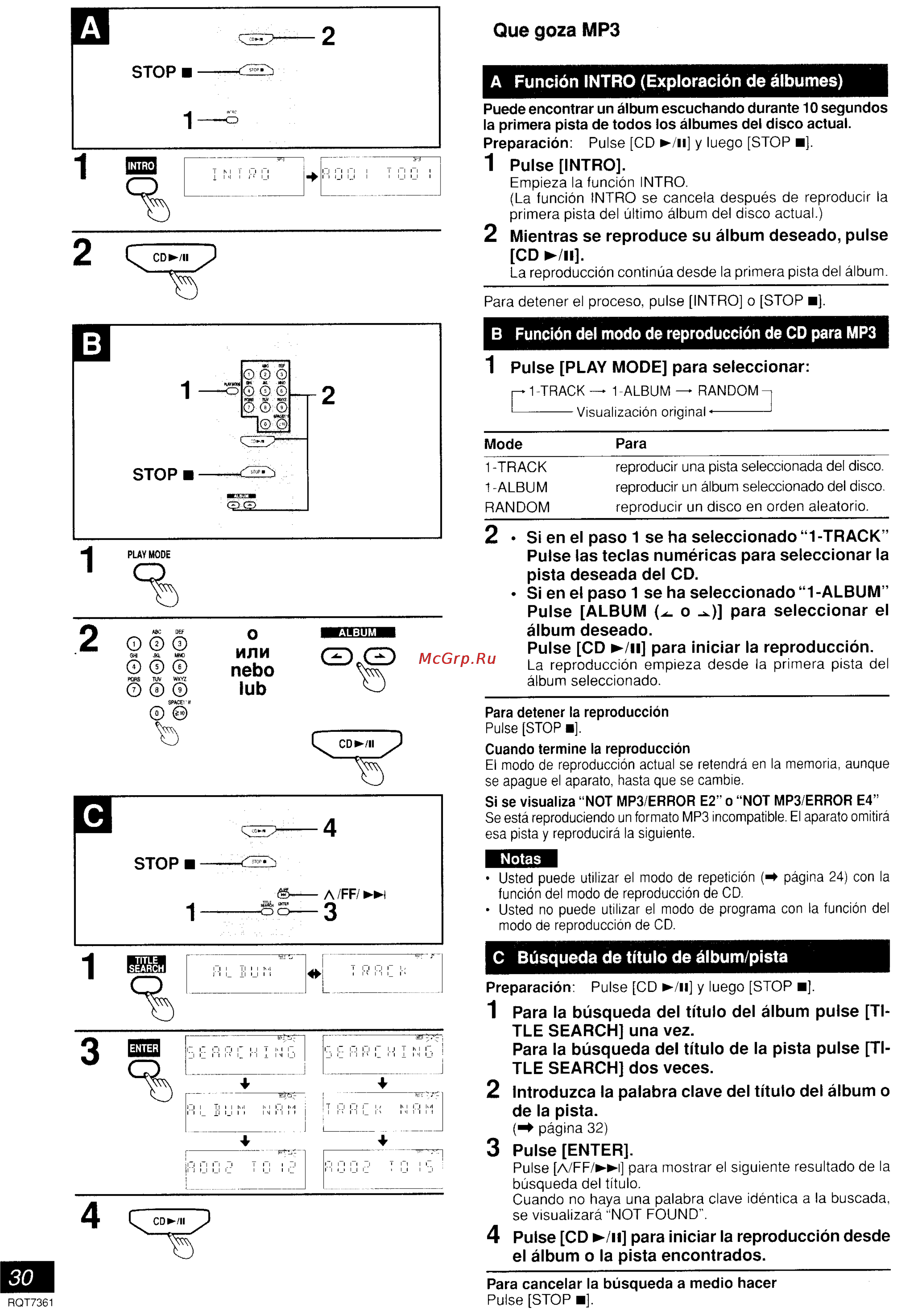 Panasonic SC-PM9 [24/41] Que goza mp3