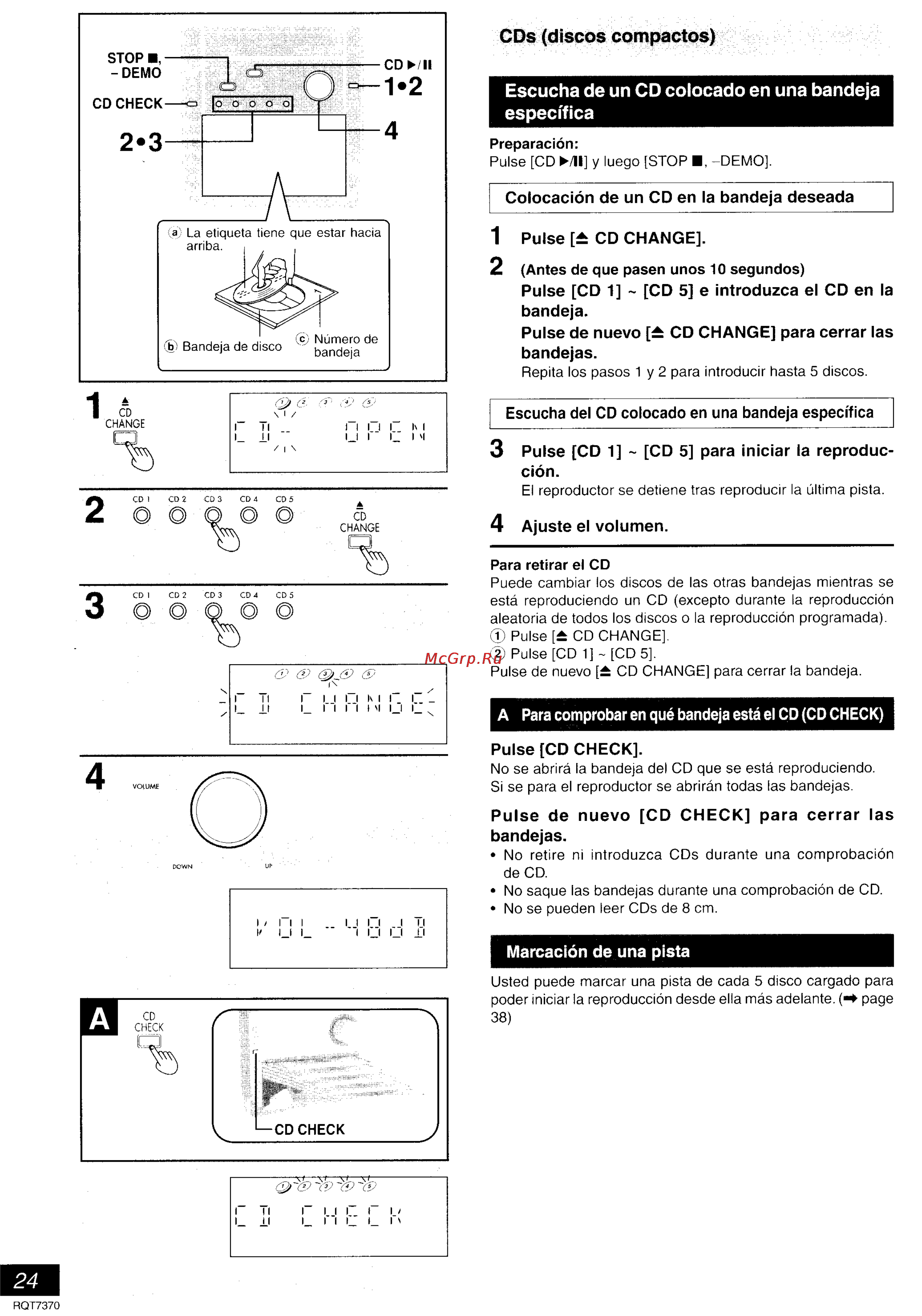 Panasonic SC-PM19 [18/47] Cds discos compactos