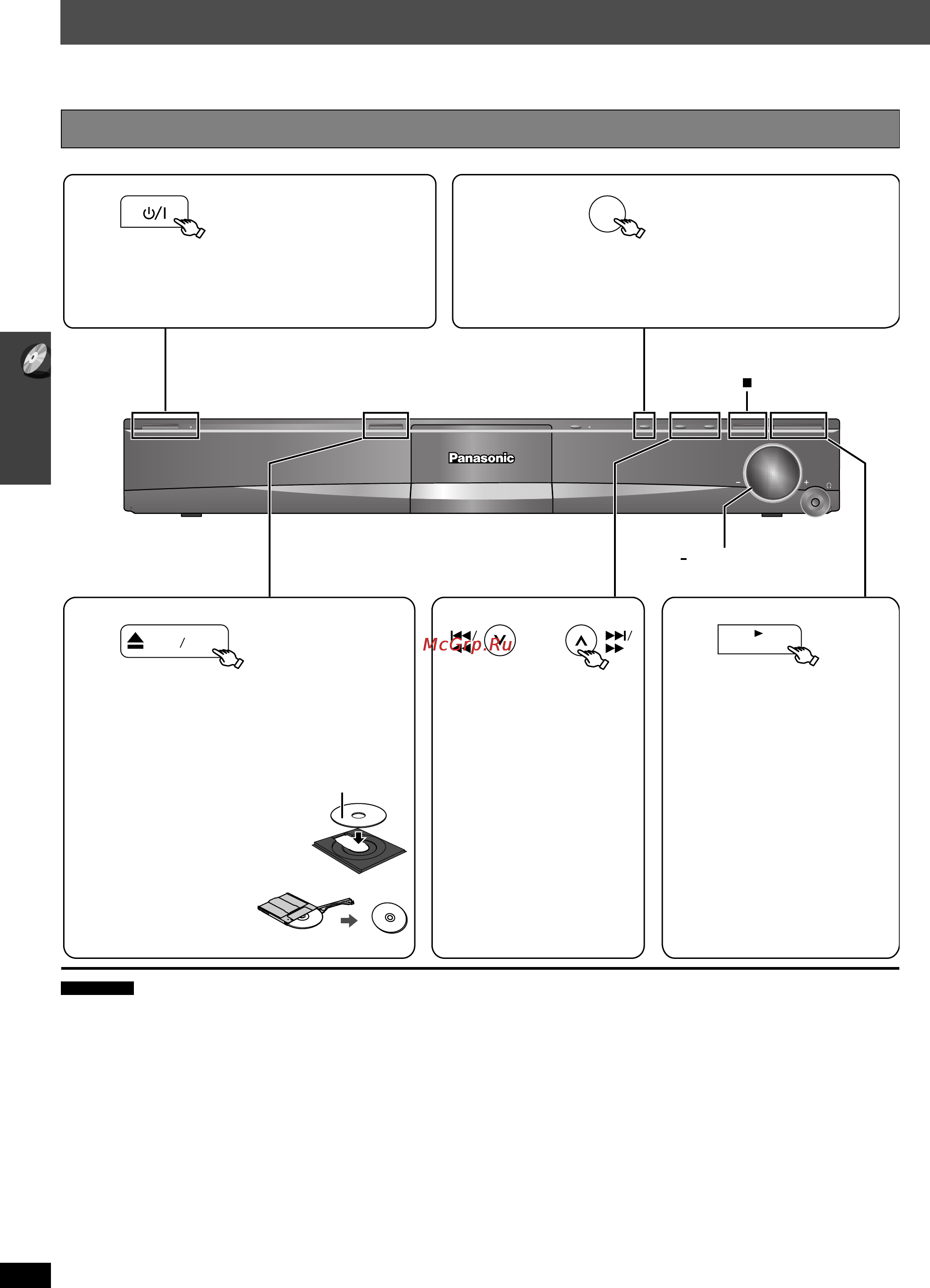 Panasonic SC-PT560 [16/84] Загрузите диск
