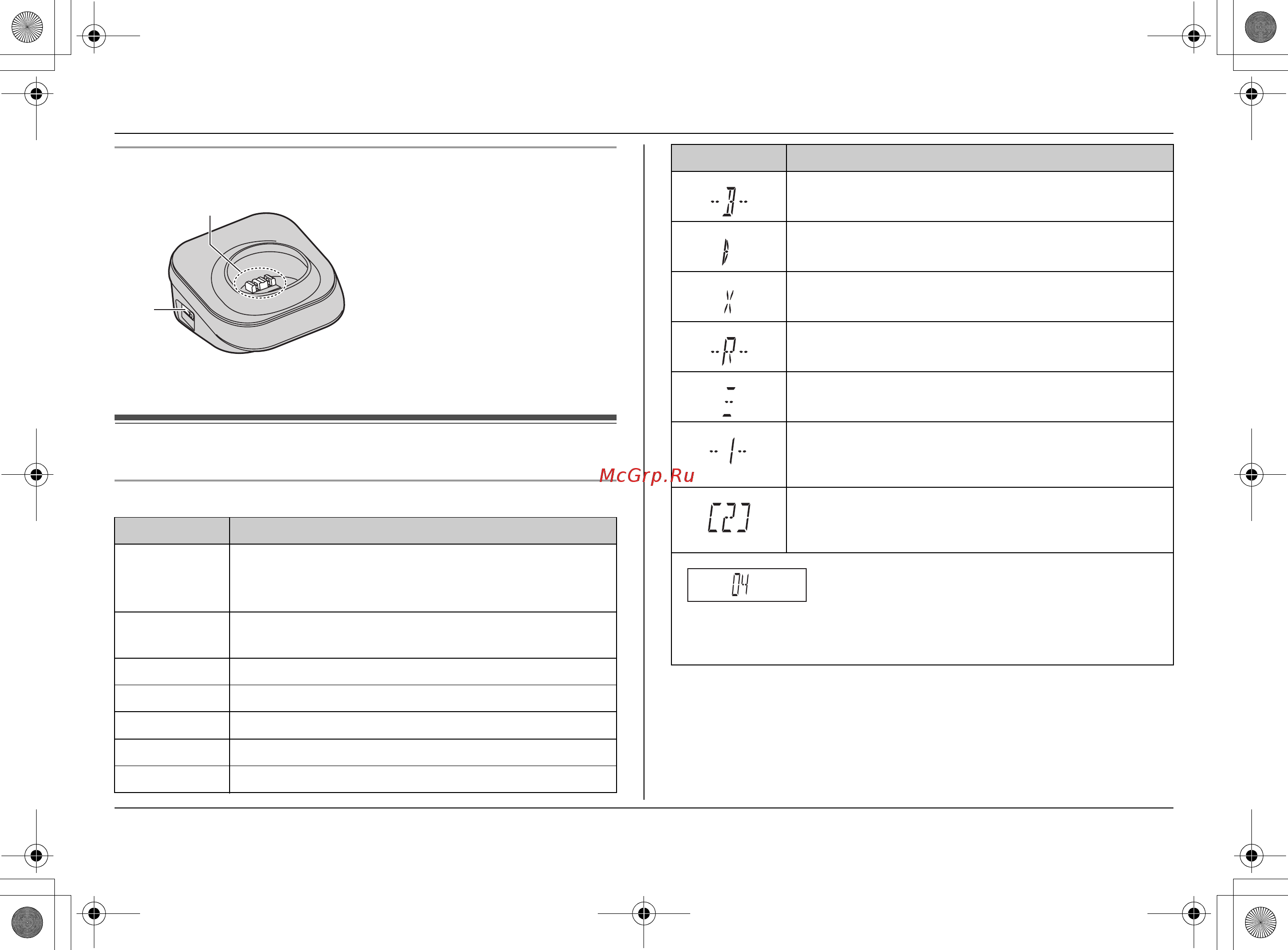 Panasonic KX-TG1401 RU-P [8/28] Дисплей