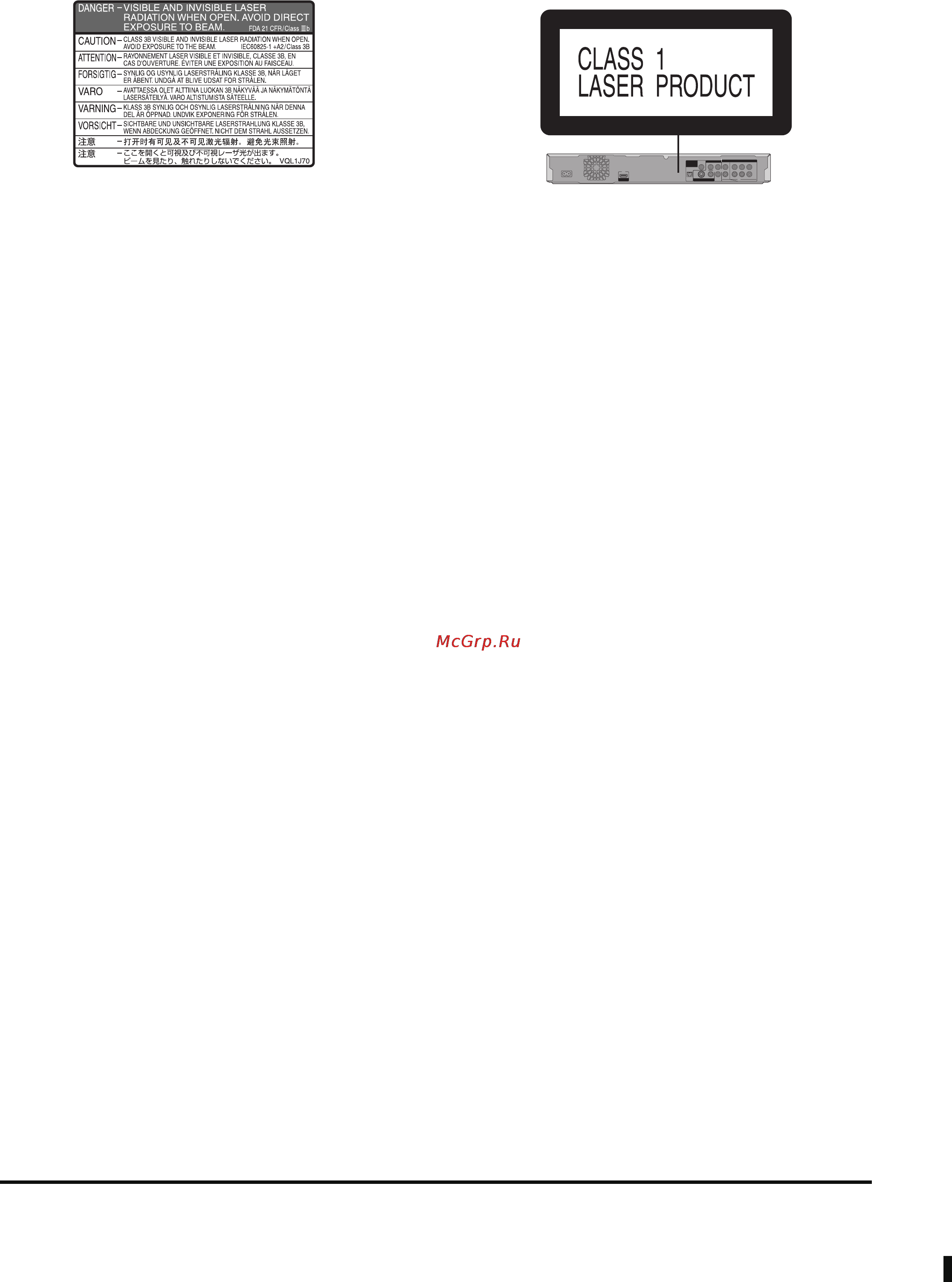 Panasonic DMP-BD30 [68/68] Matsushita electric industrial co ltd web site http panasonic net