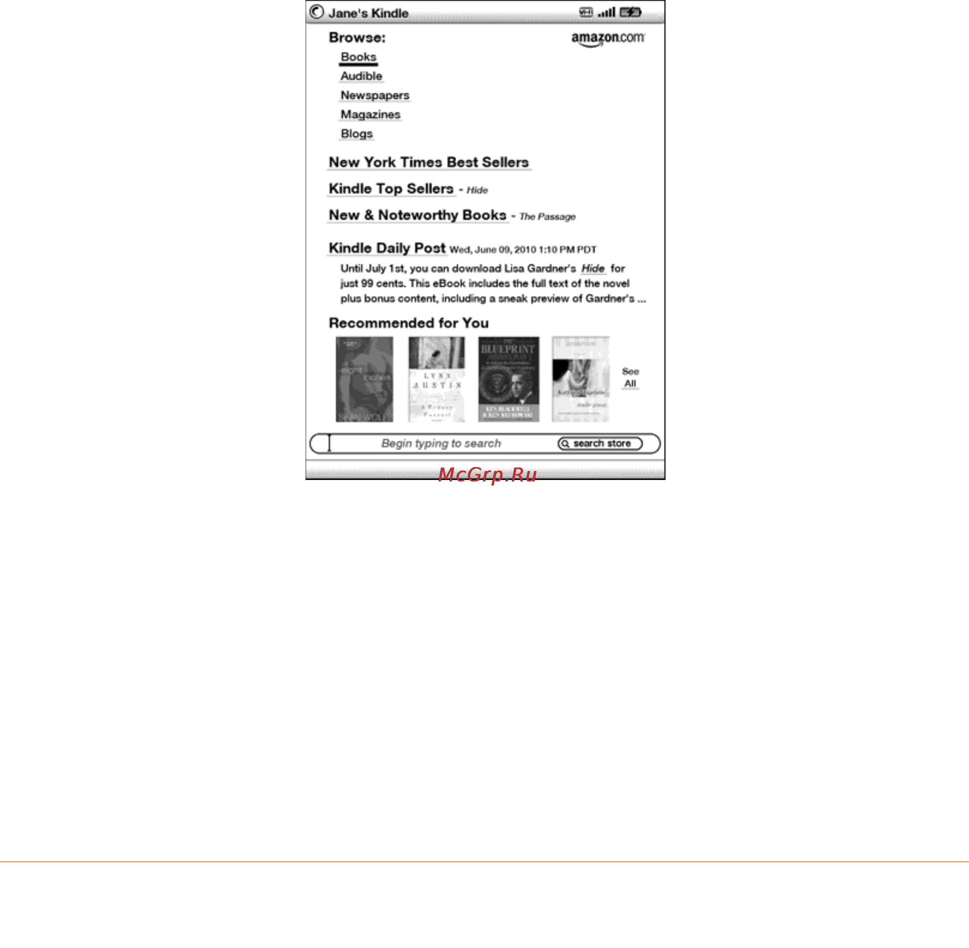 Amazon Kindle 3 WIFI [105/200] Kindle store pages