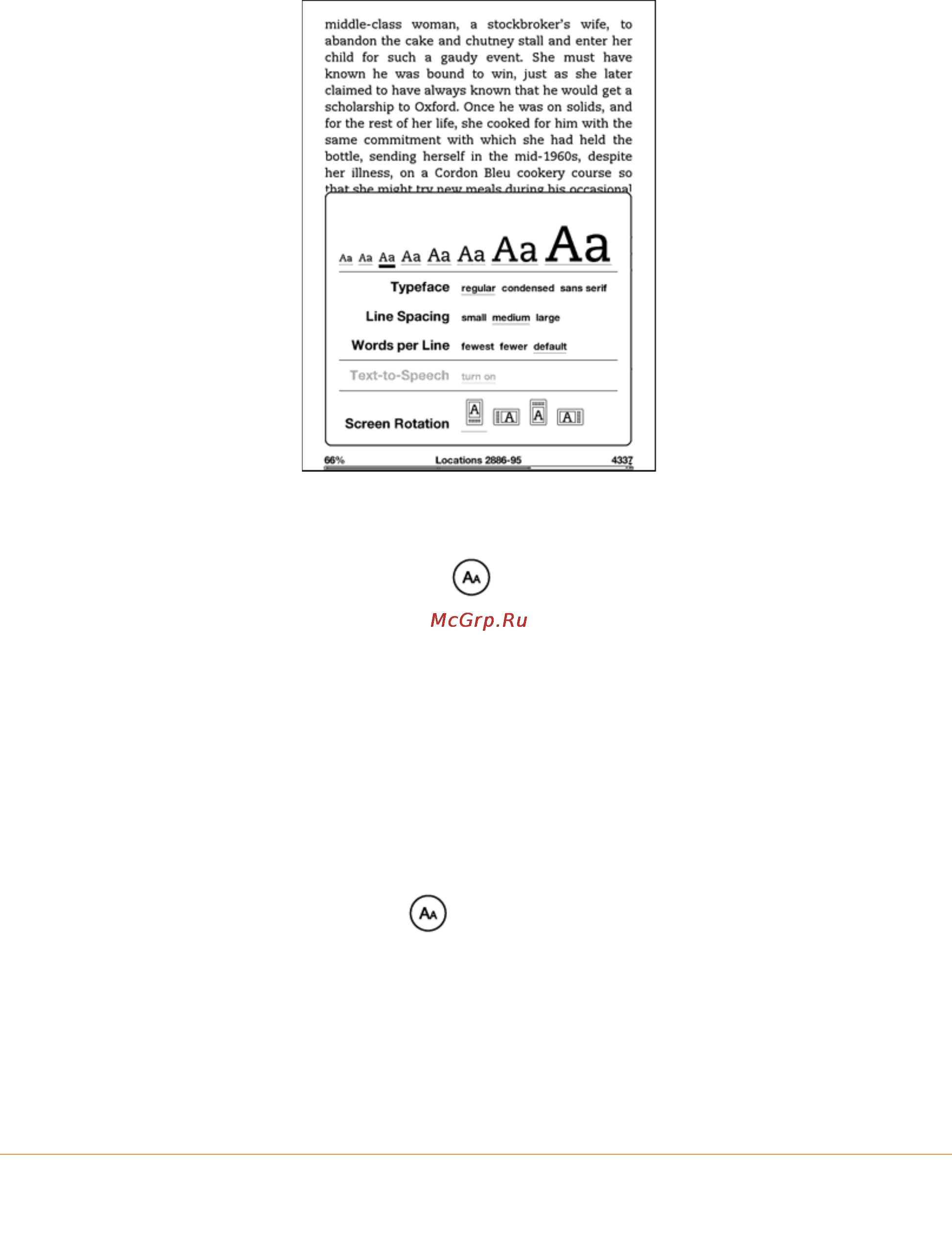 Amazon Kindle 3 WIFI [17/200] Your choice of text size typeface and line spacing