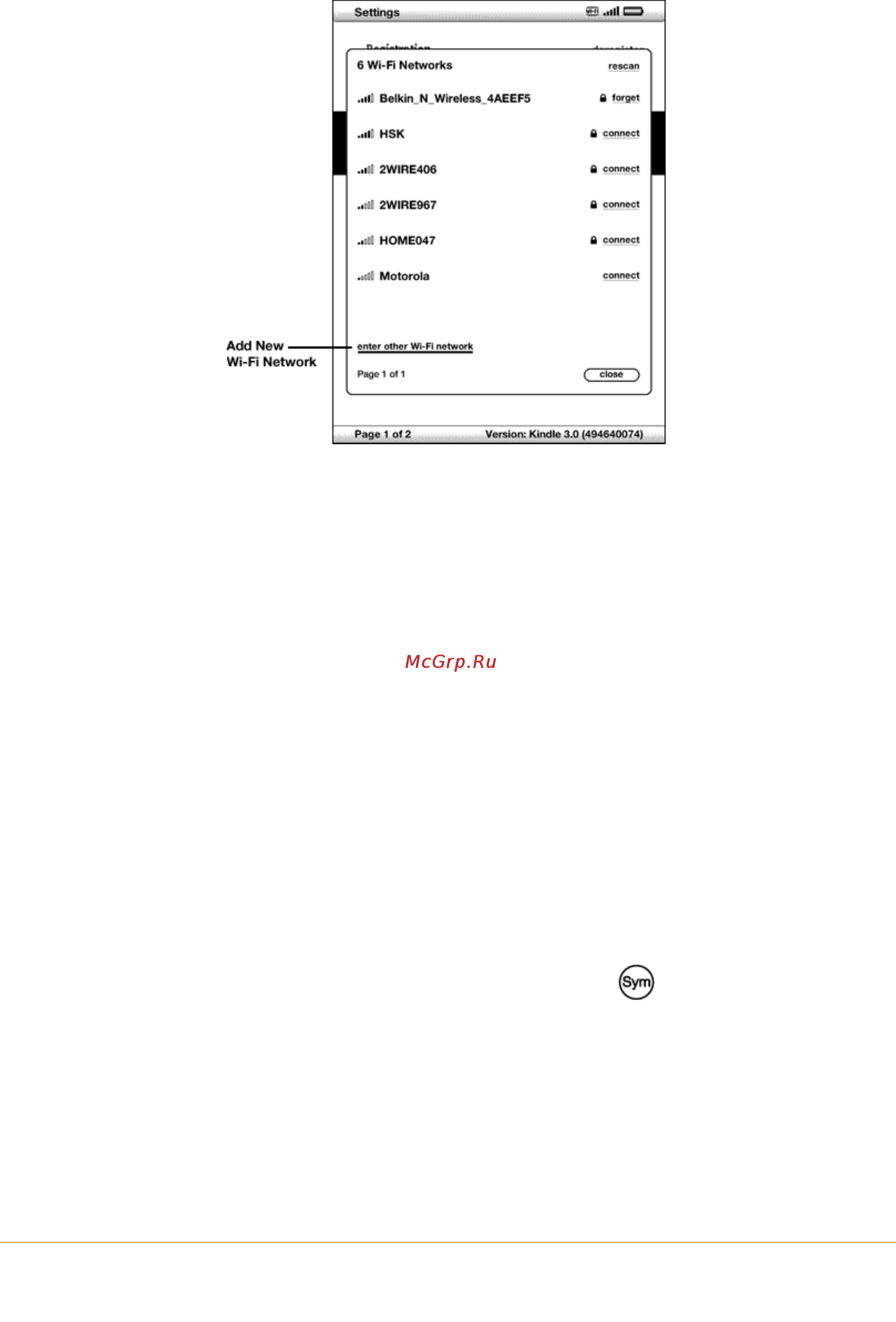 Amazon Kindle 3 WIFI Инструкция по эксплуатации онлайн [43/200] 29457