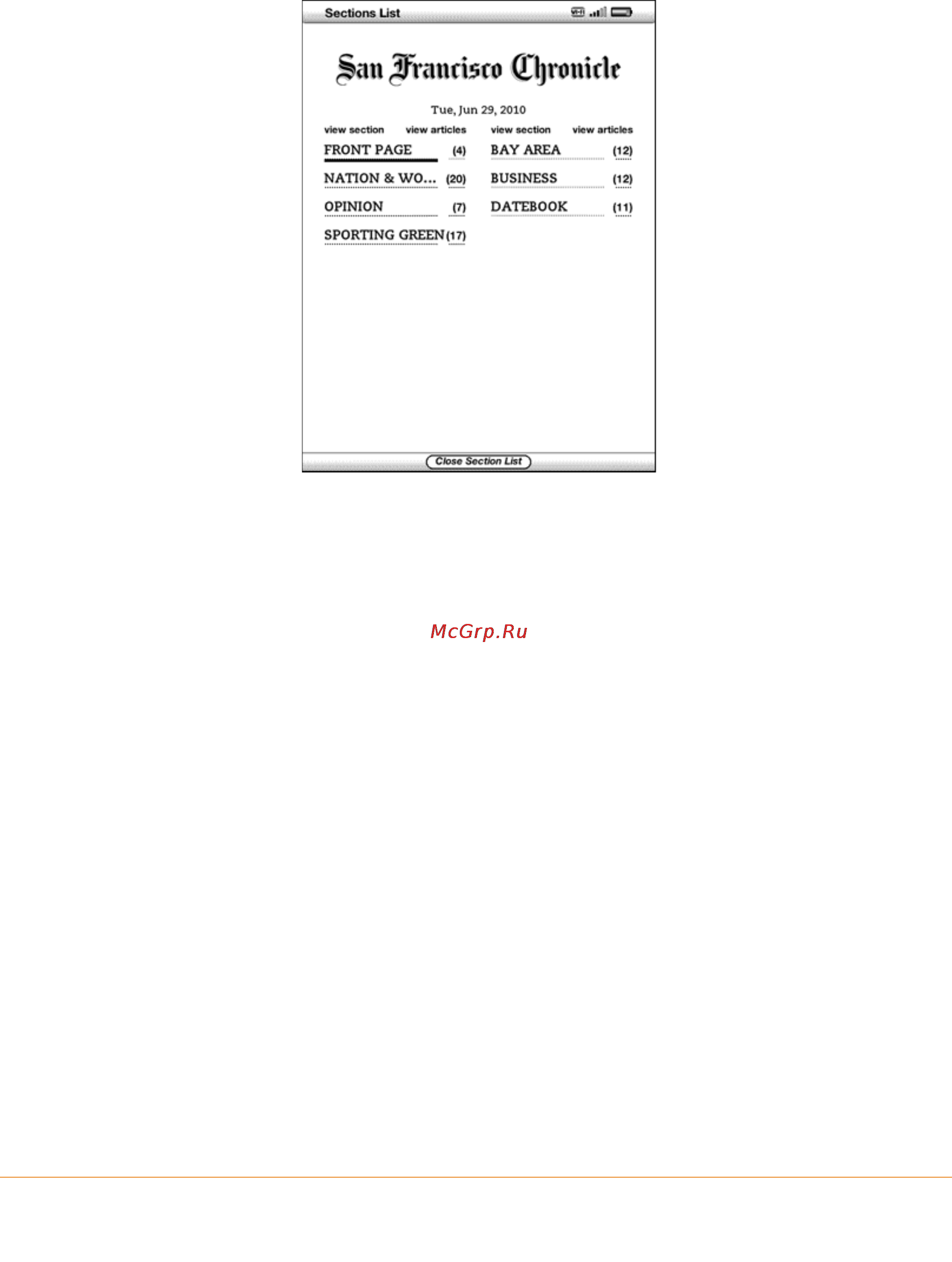 Amazon Kindle 3 WIFI Инструкция по эксплуатации онлайн [70/200] 29457