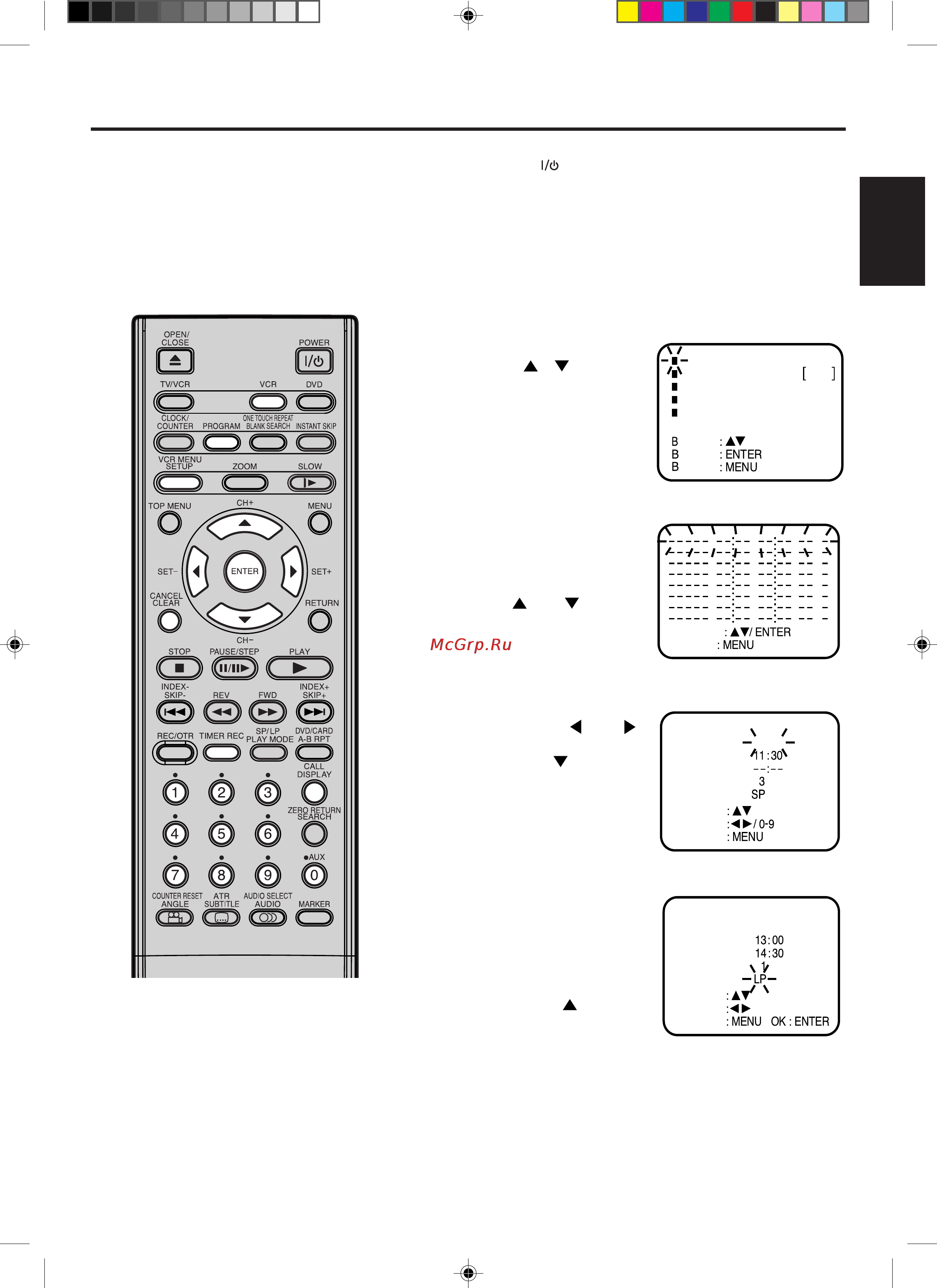 Toshiba SD-46VSR [33/65] Запись по таймеру
