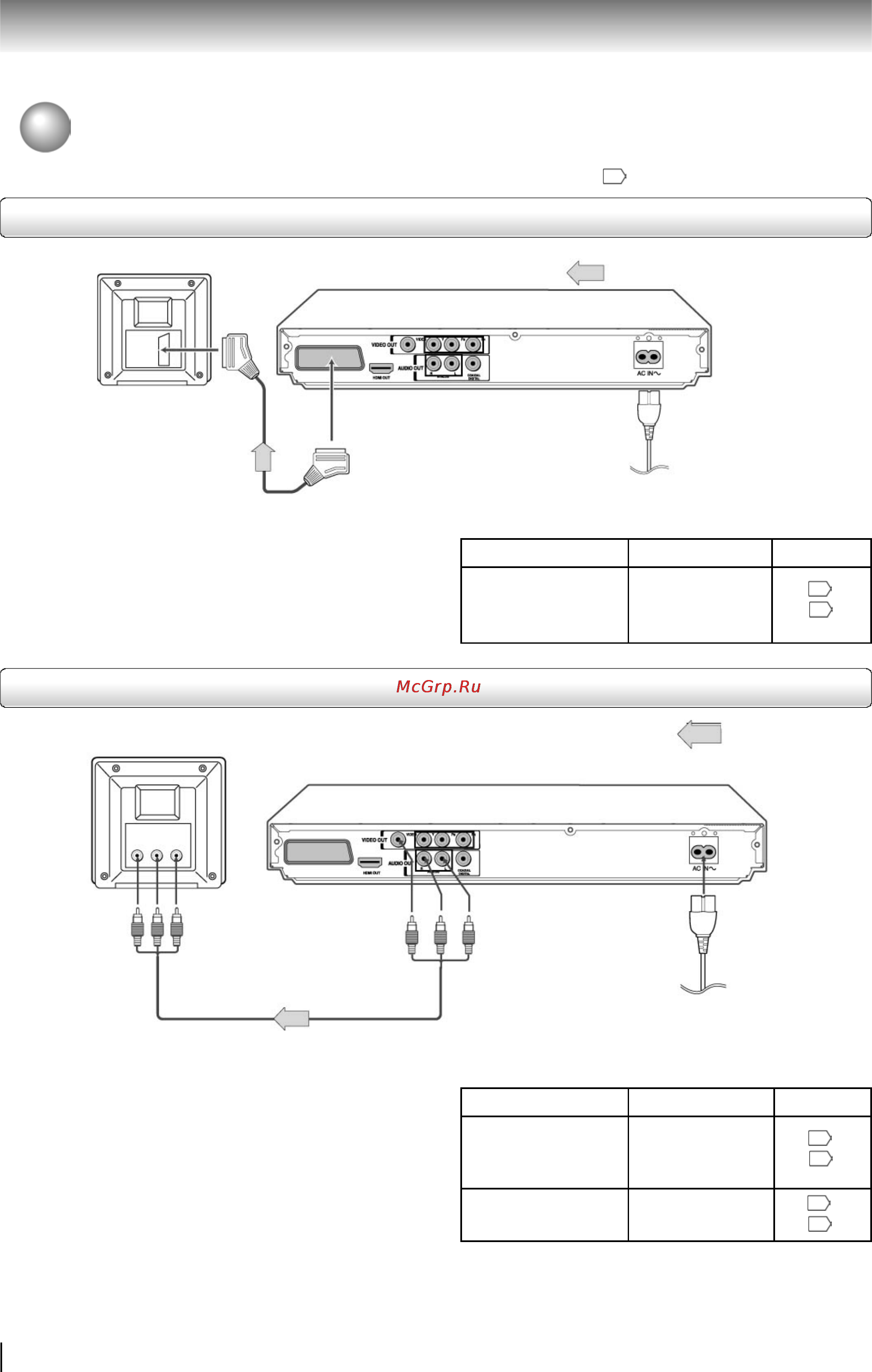 Toshiba SD-350ESB [18/66] Подключение к телевизору