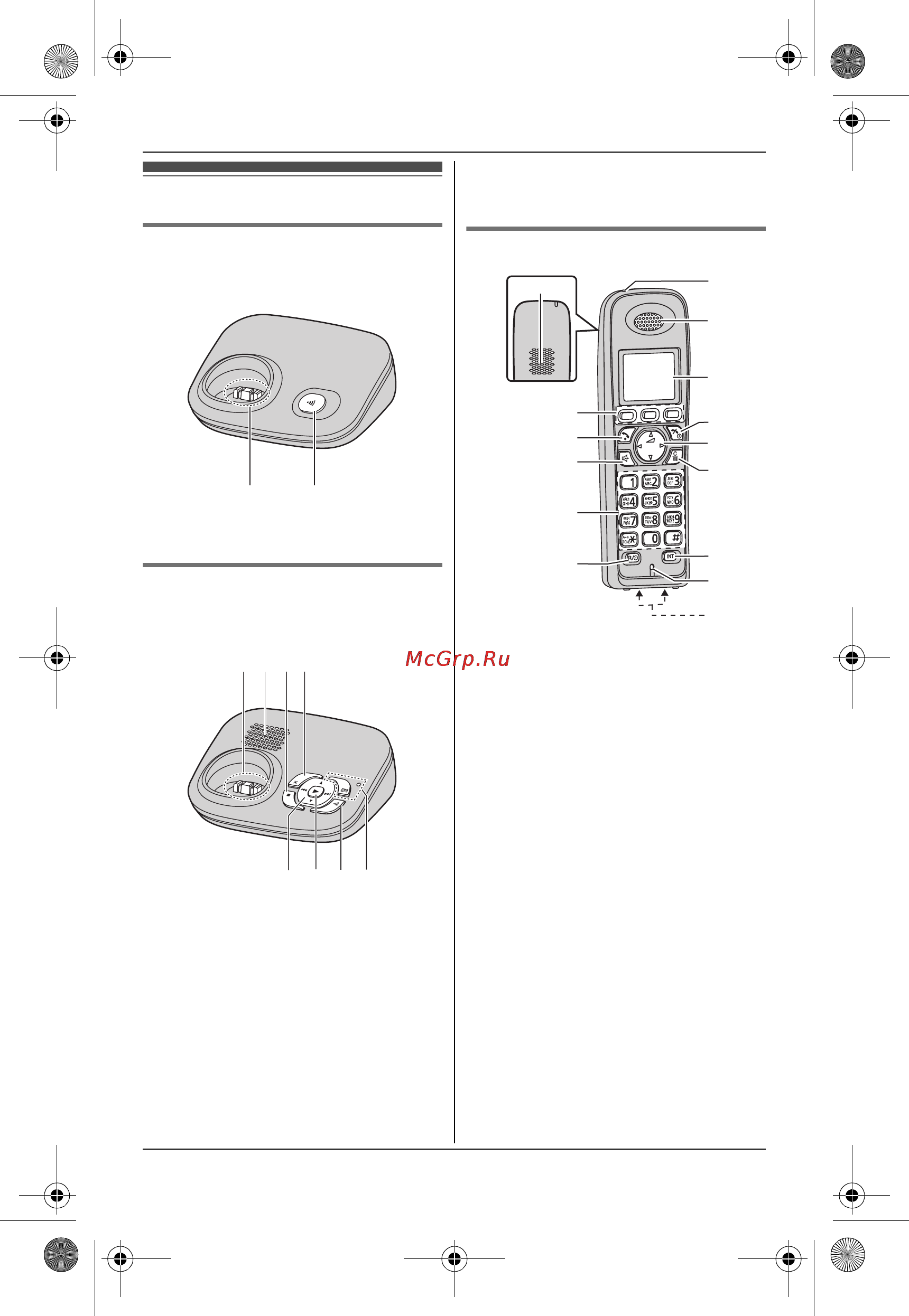 Panasonic KX-TG8012RUS [10/60] Ïîäãîòîâêà