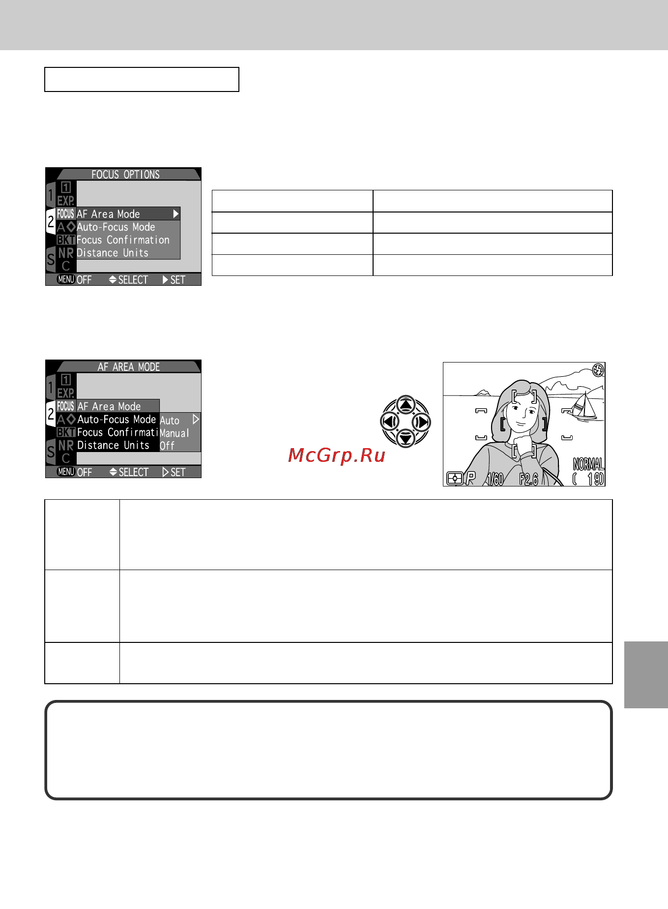 Nikon Coolpix 995 [108/177] Focus options