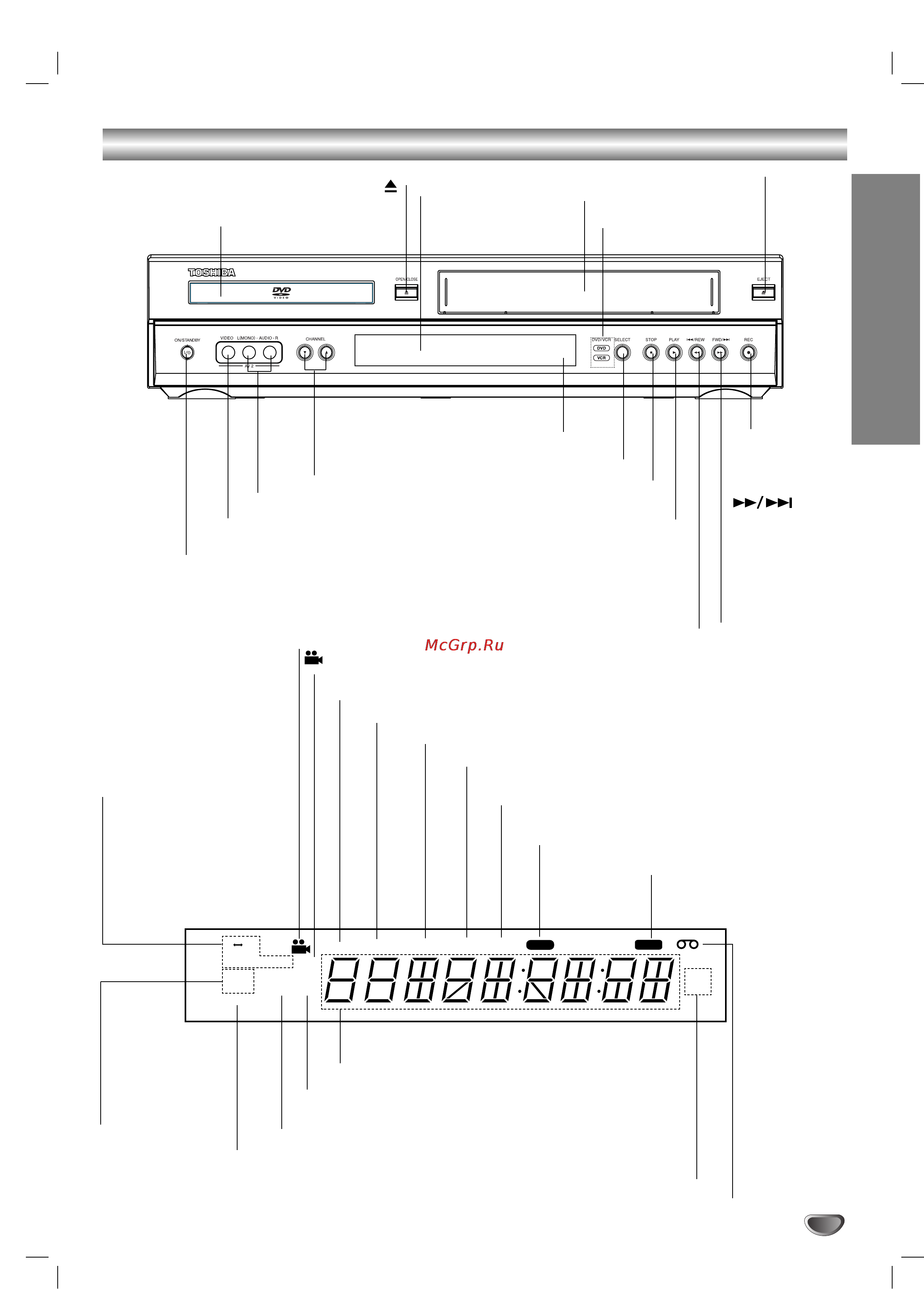 Toshiba SD-33VLSR [7/38] Èâ â ìﬂﬂ ô ìâî ñëòôîâè