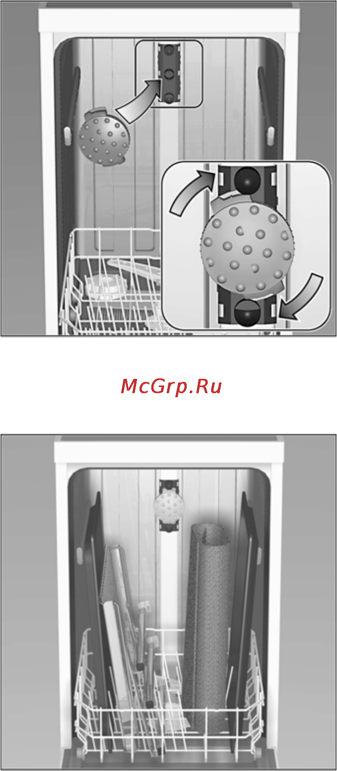 Neff S 49T55 N1EU [14/37] Форсунка для мытья противней
