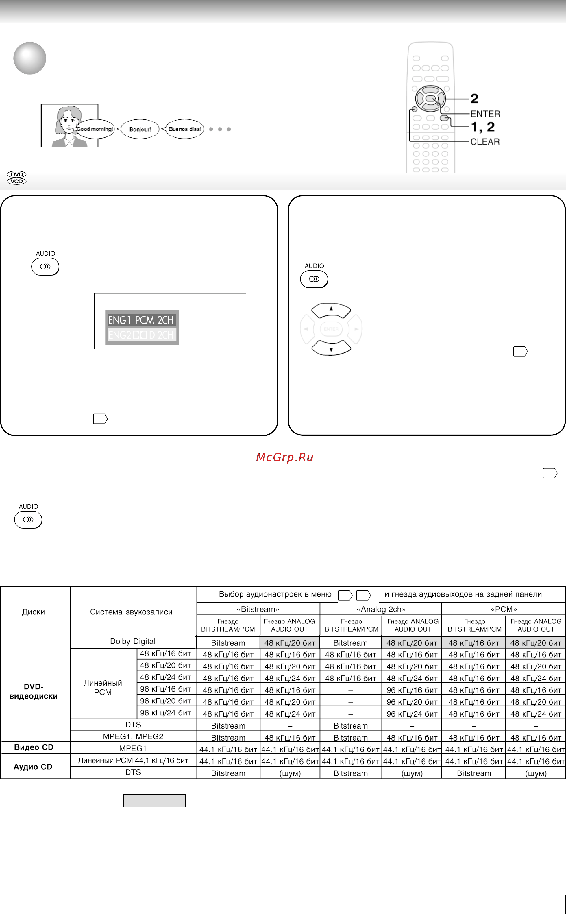 Toshiba SD-330EKE [43/72] Выбор языка