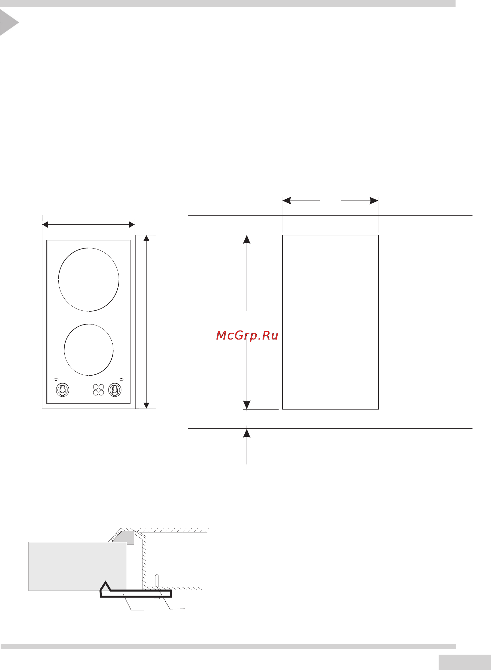 Hansa BHCI35123030 [27/36] Instalarea plitei bhci3