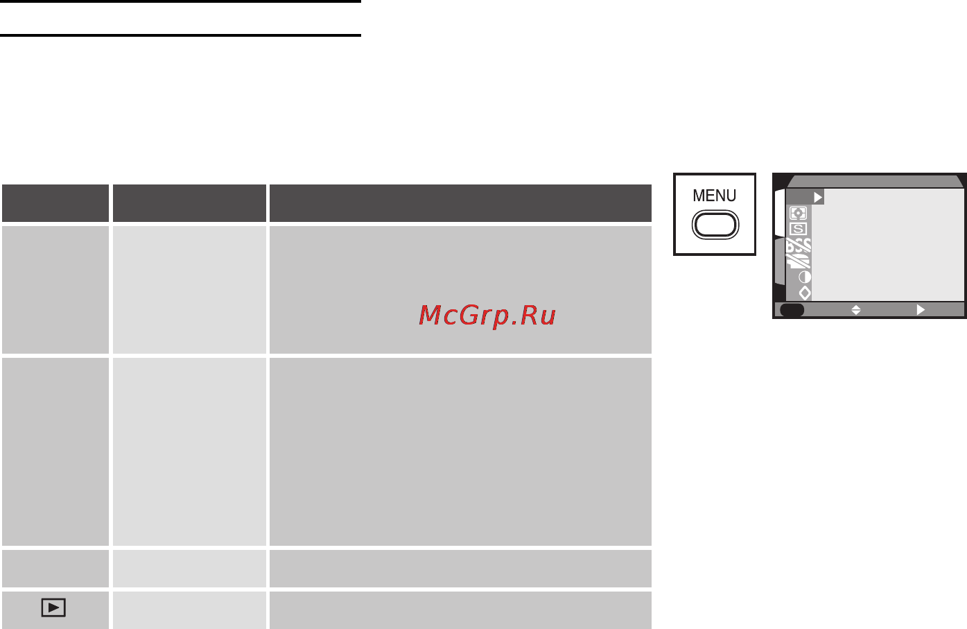 Nikon Coolpix 880 [16/192] Использование меню камеры