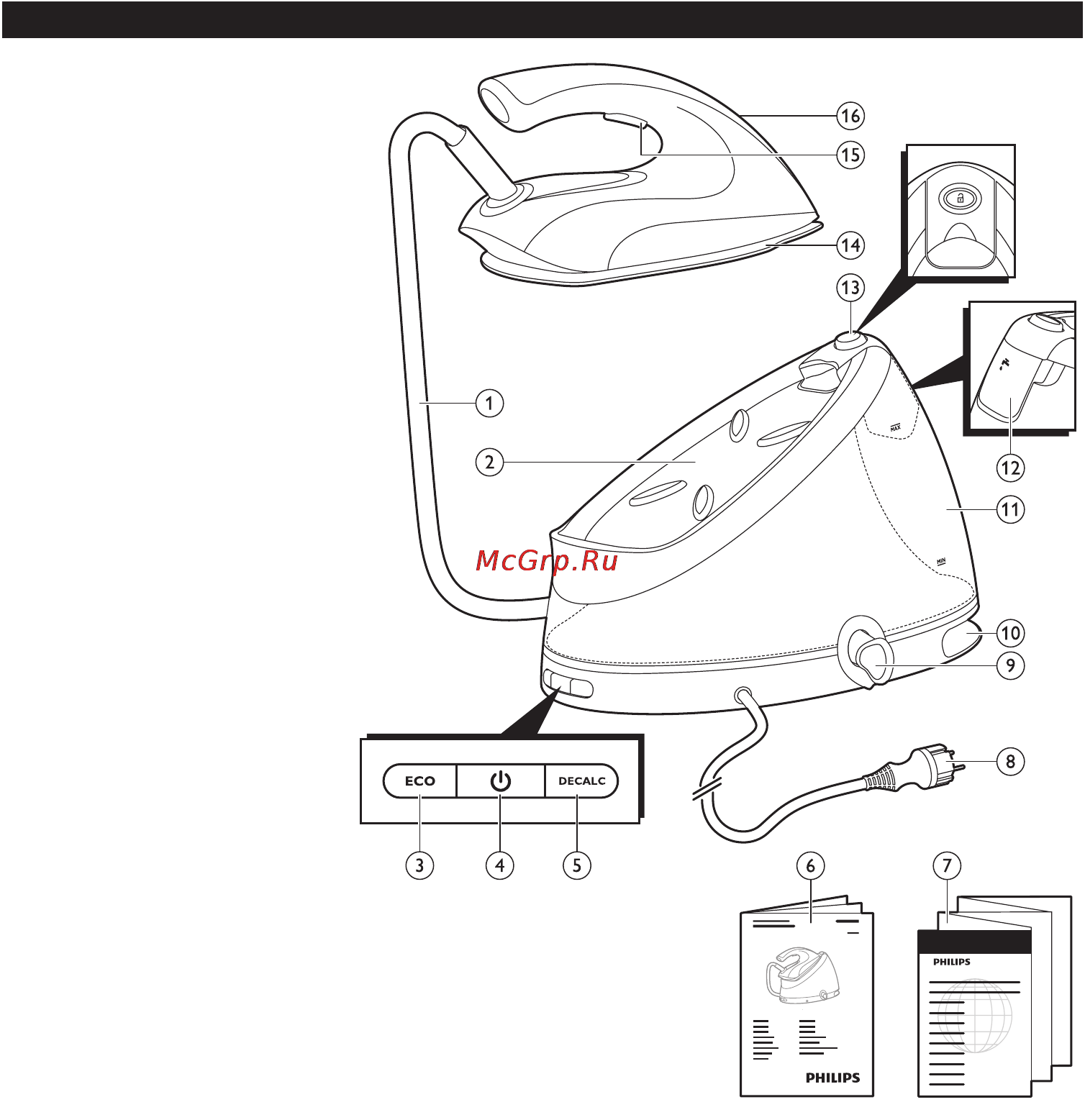 Philips GC8640 Инструкция по эксплуатации онлайн [292/308] 70310