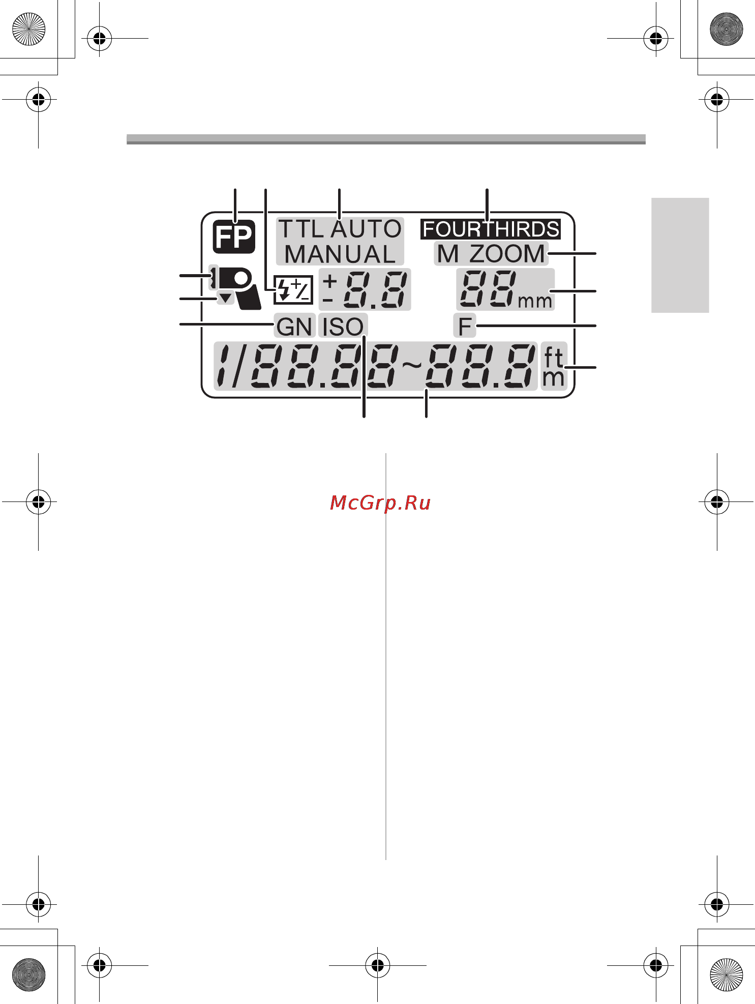 Panasonic DMW-FL360E [7/146] Indicazioni visualizzate sul display