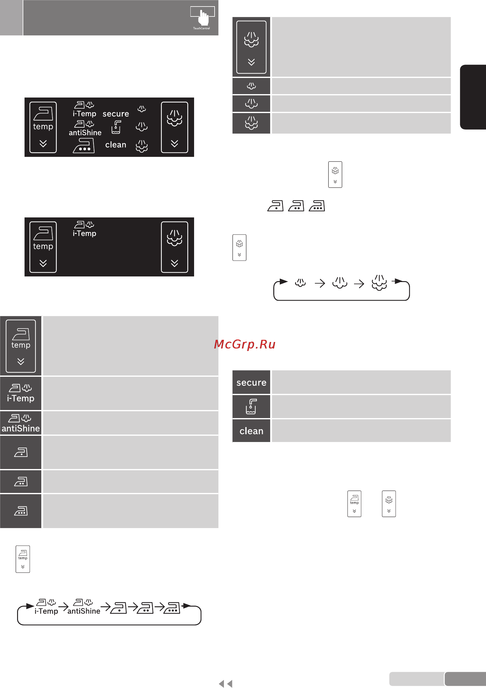 Bosch TDS 4550 [17/170] How to use the steam station