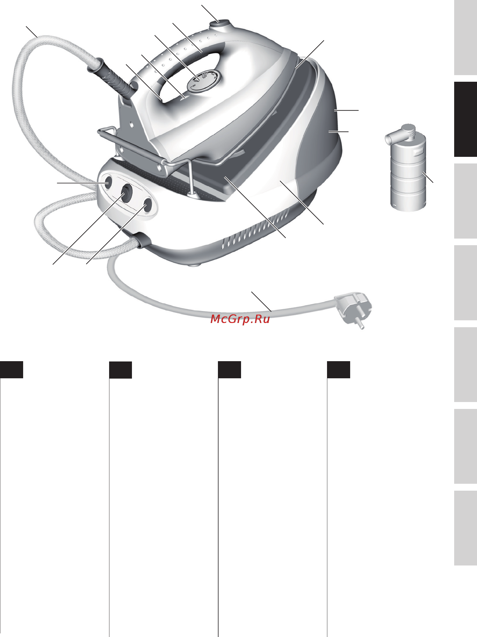 Electrolux EDBS 2300 [21/124] Bileşenler