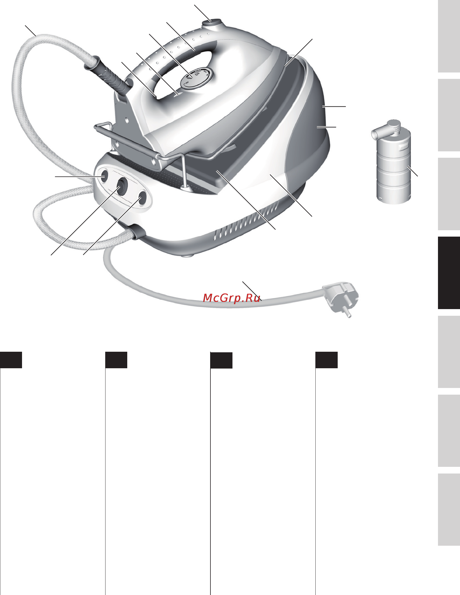 Electrolux EDBS 2300 [57/124] Компоненты