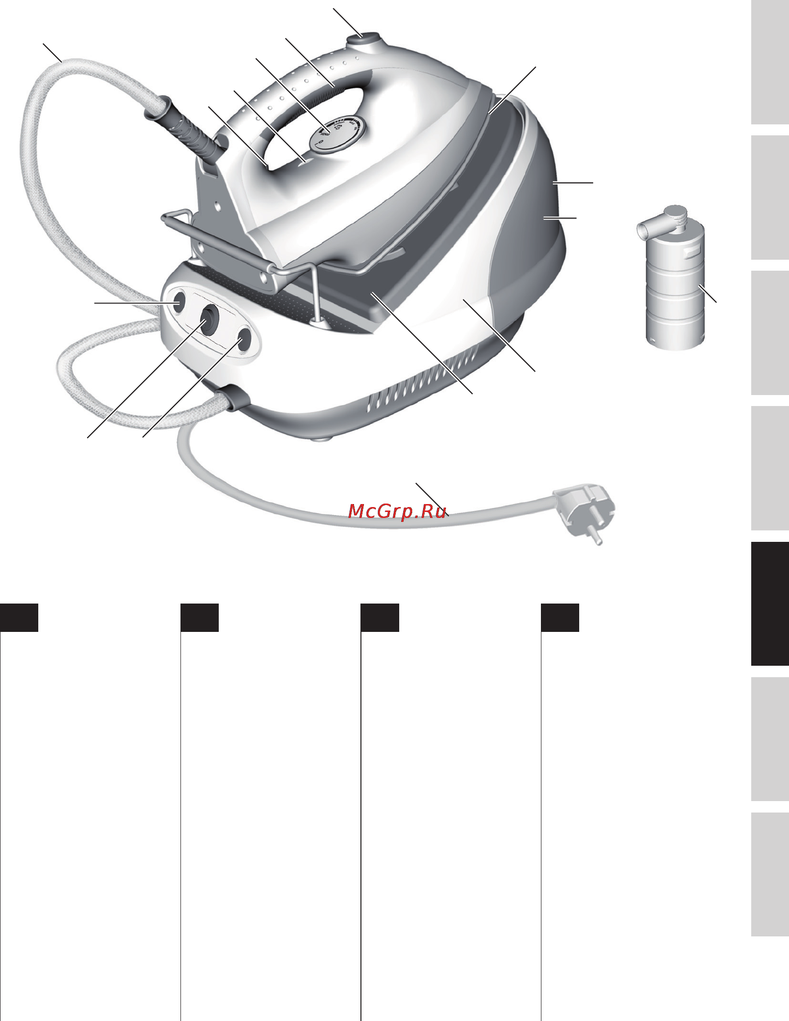 Electrolux EDBS 2300 [75/124] A készülék részei sastavni dijelovi