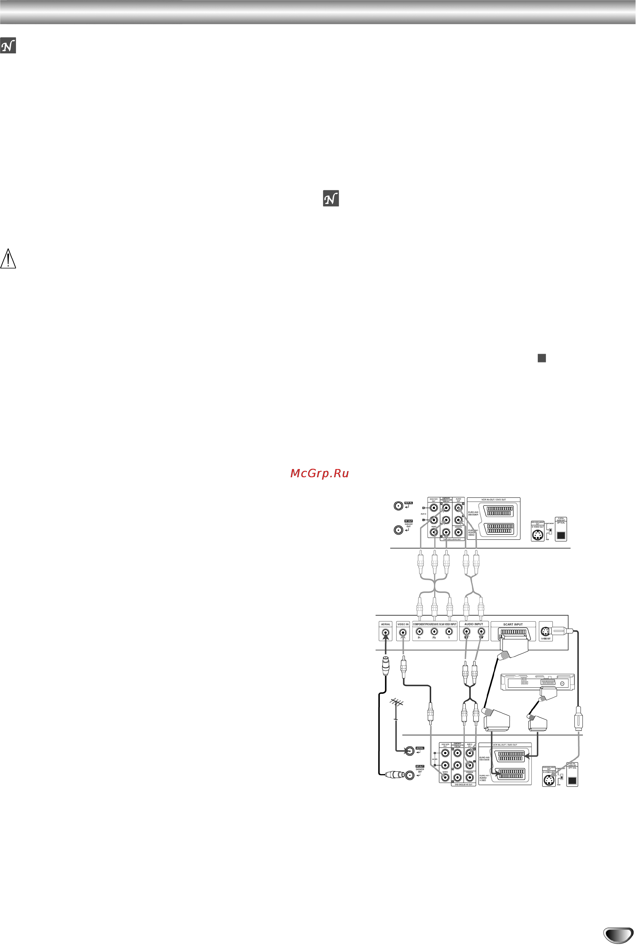 Toshiba SD-24VLSL [11/41] Основной способ подключения av