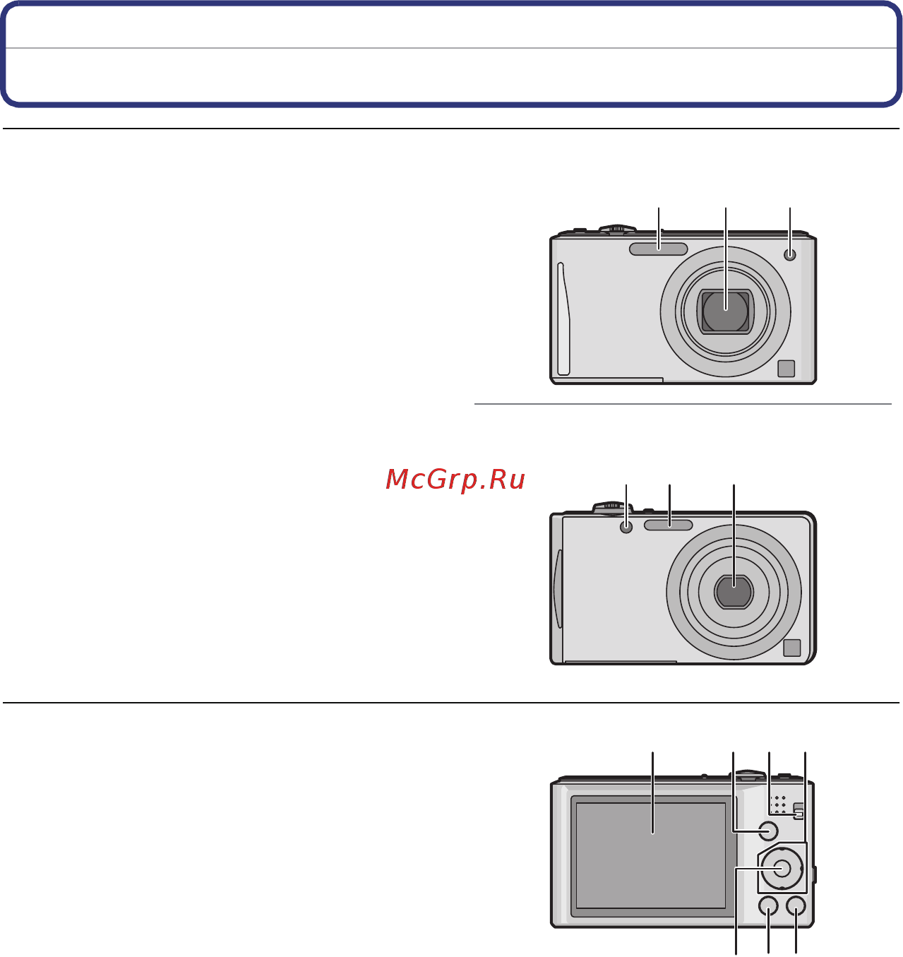 Panasonic DMC-FS14EE-K [6/128] Названия составных частей
