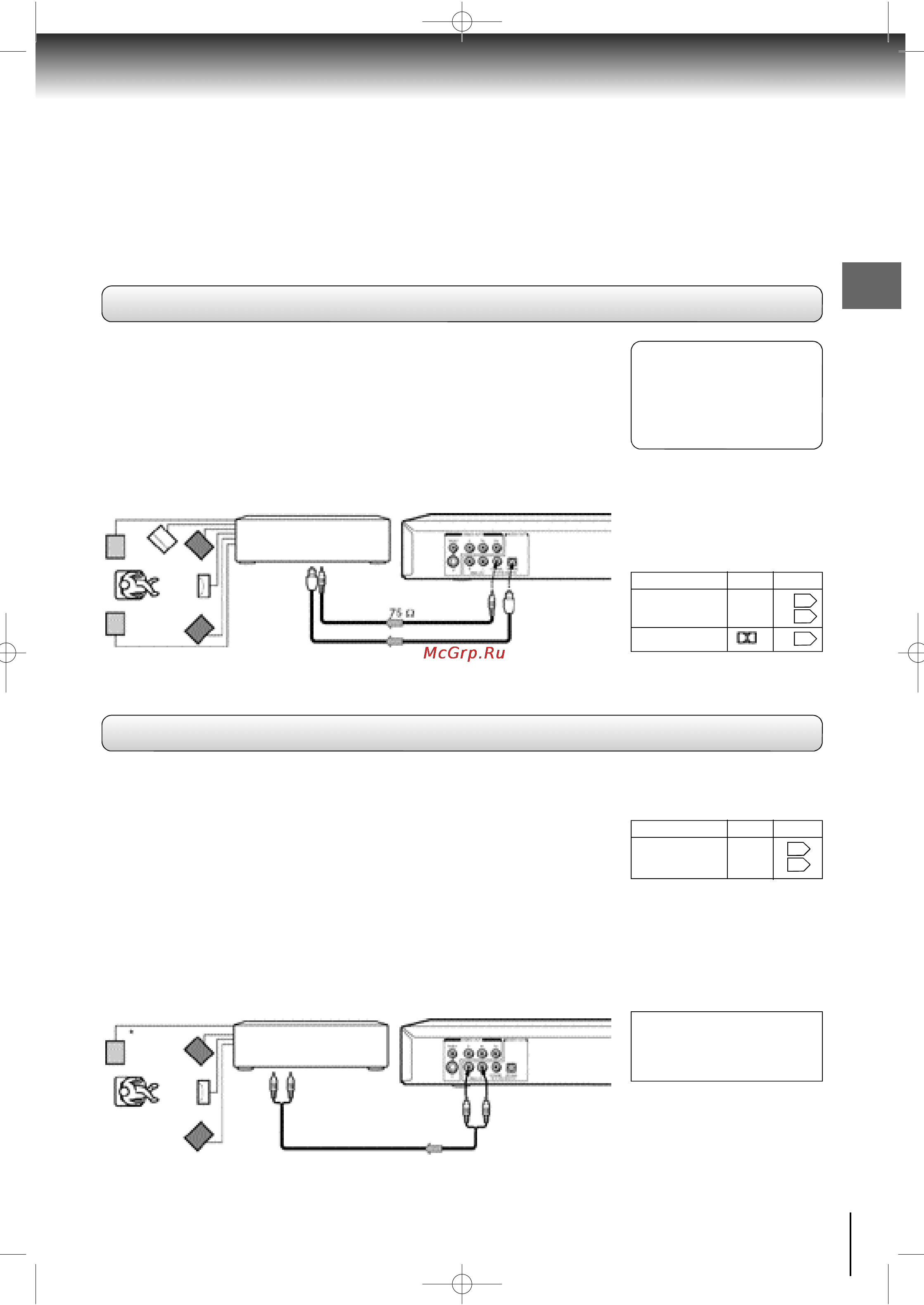 Toshiba SD-120 [21/64] Ïîäêëþ åíèå ê óñèëèòåëþ ñ dolby pro logic surround