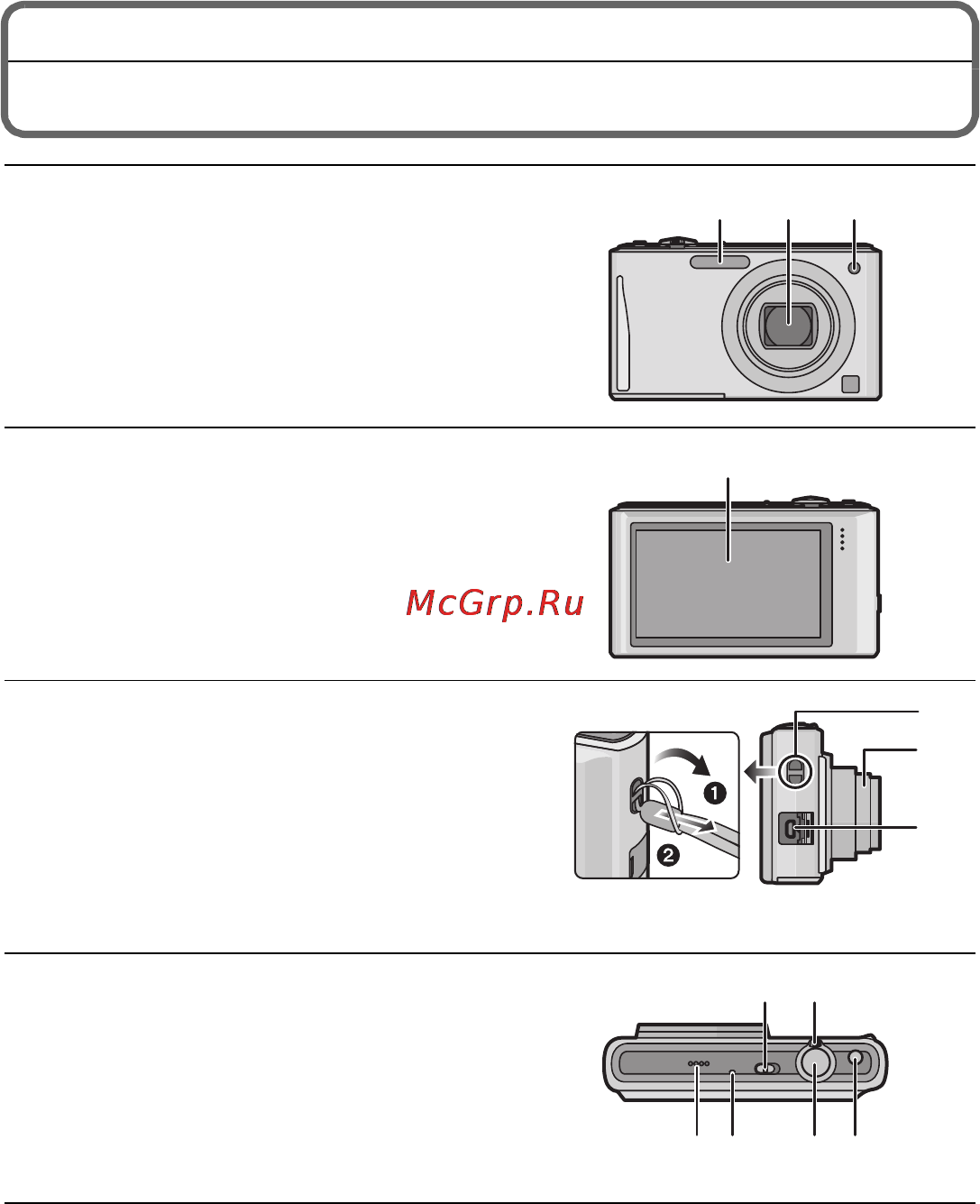 Panasonic DMC-FS37EE-K [7/28] Названия составных частей
