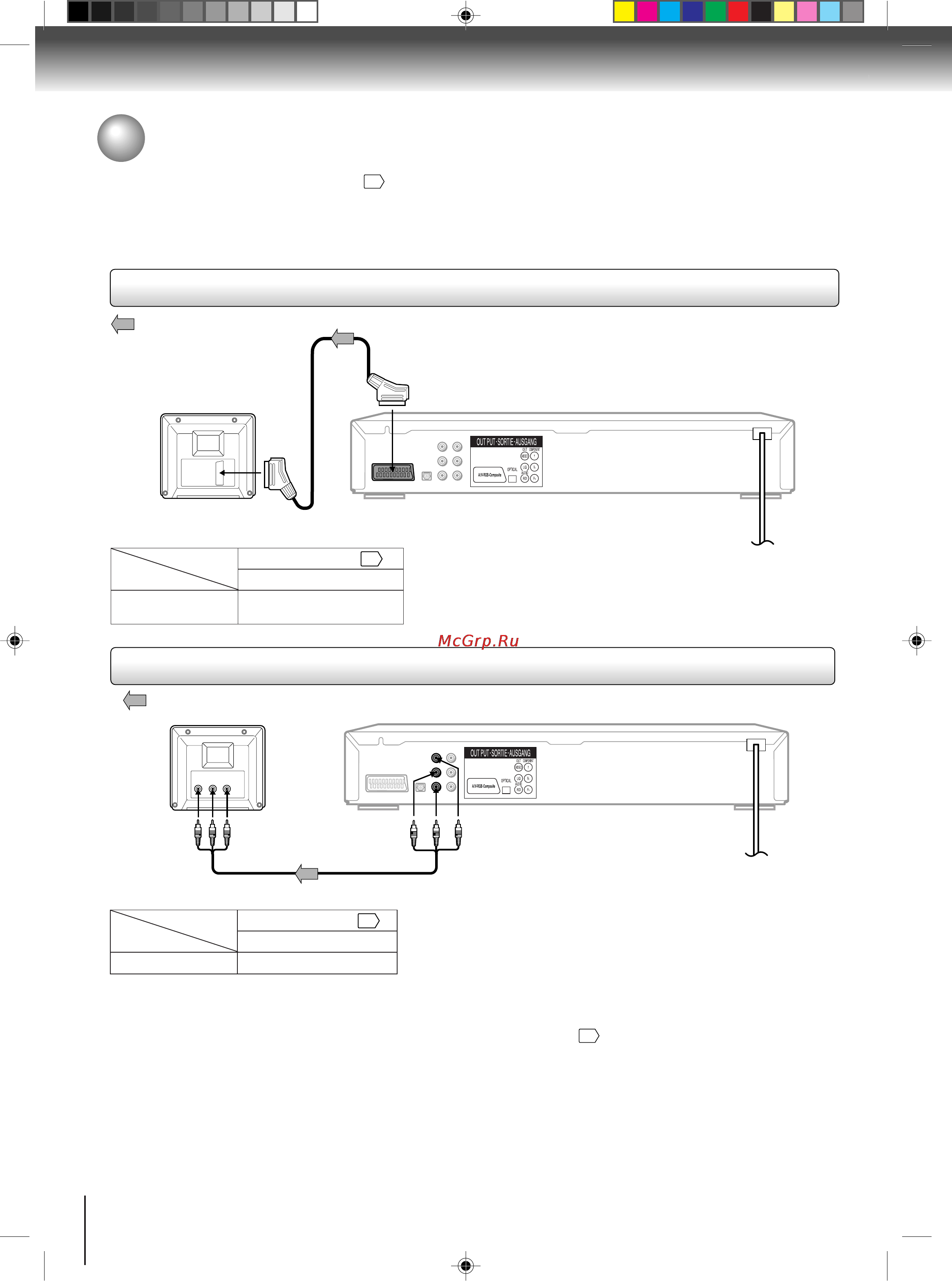 Toshiba SD-140ESR [12/38] Подключение к телевизору