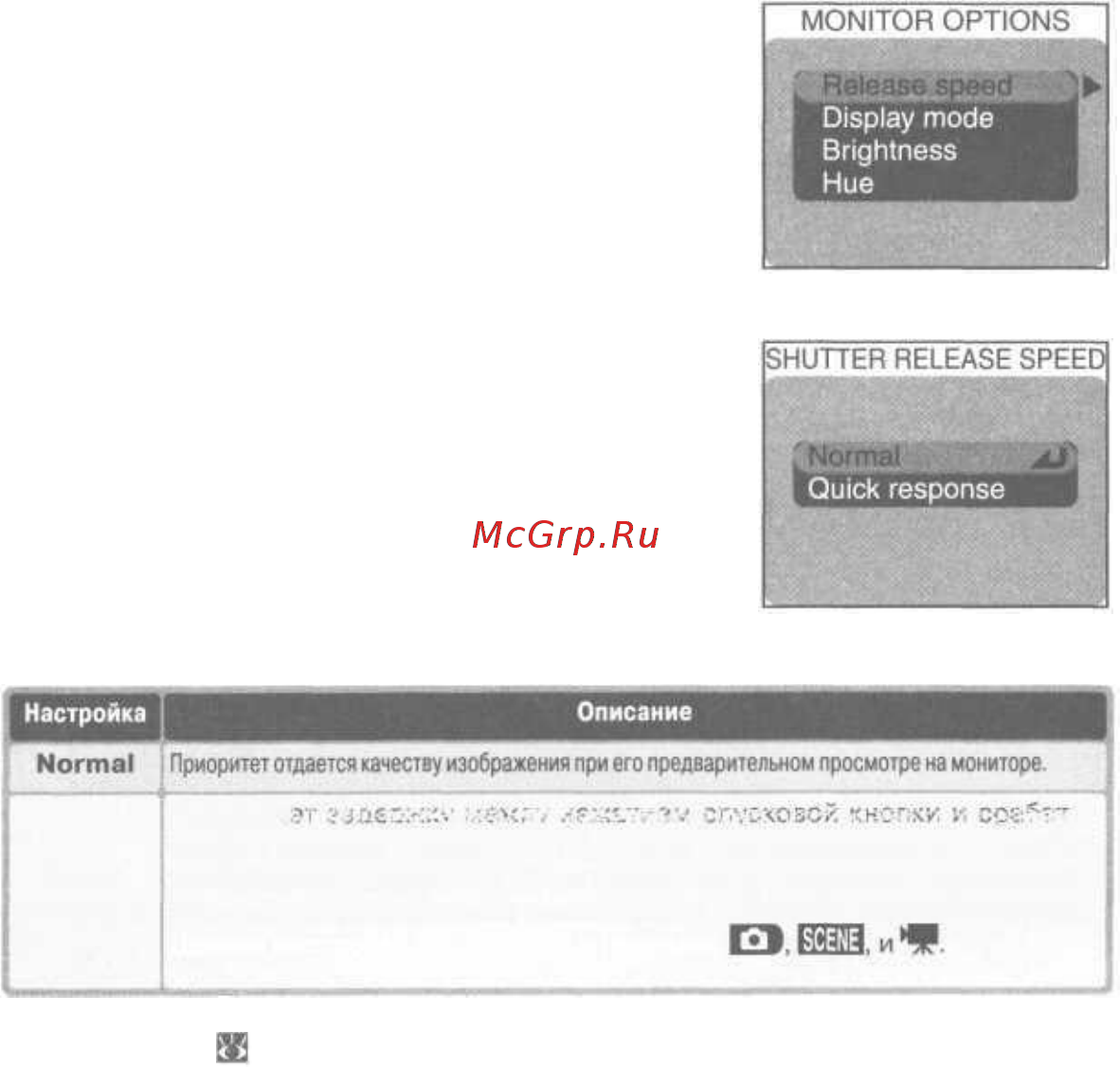 Nikon Coolpix 5400 [145/171] Настройка монитора monitor options