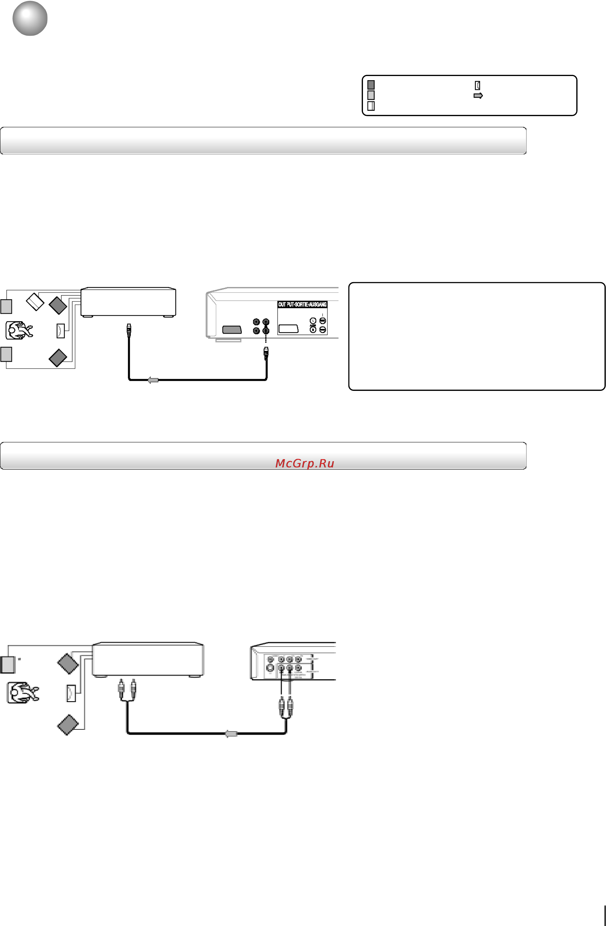 Toshiba SD-130ESB [15/44] Подключение дополнительной аппаратуры