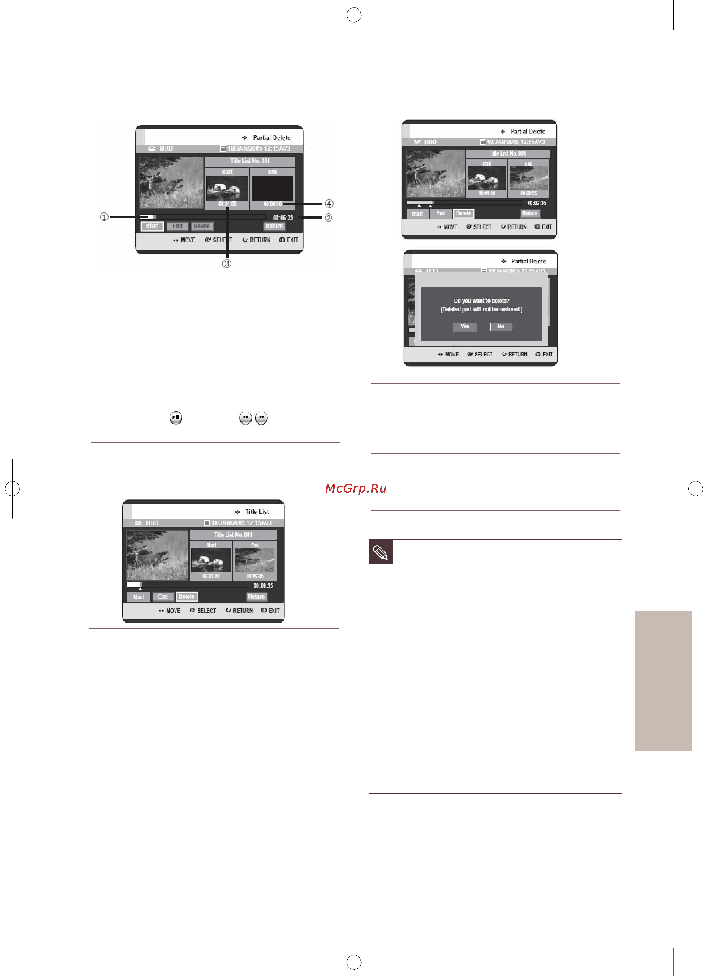 Toshiba RD-XS64SG [101/132] Редак