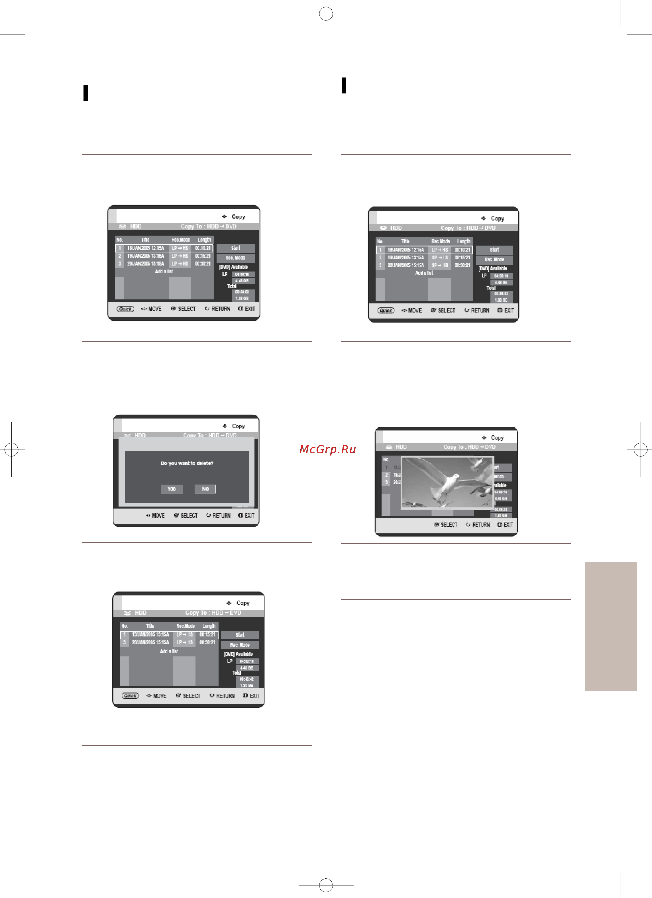 Toshiba RD-XS64SG [115/132] Предварительный просмотр