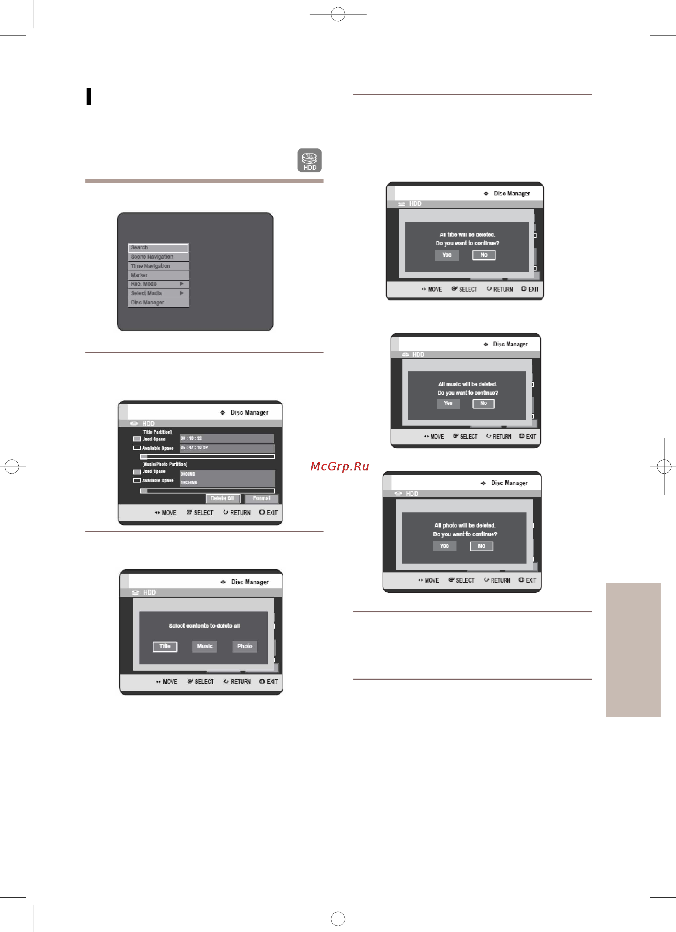 Toshiba RD-XS64SG [123/132] Редак